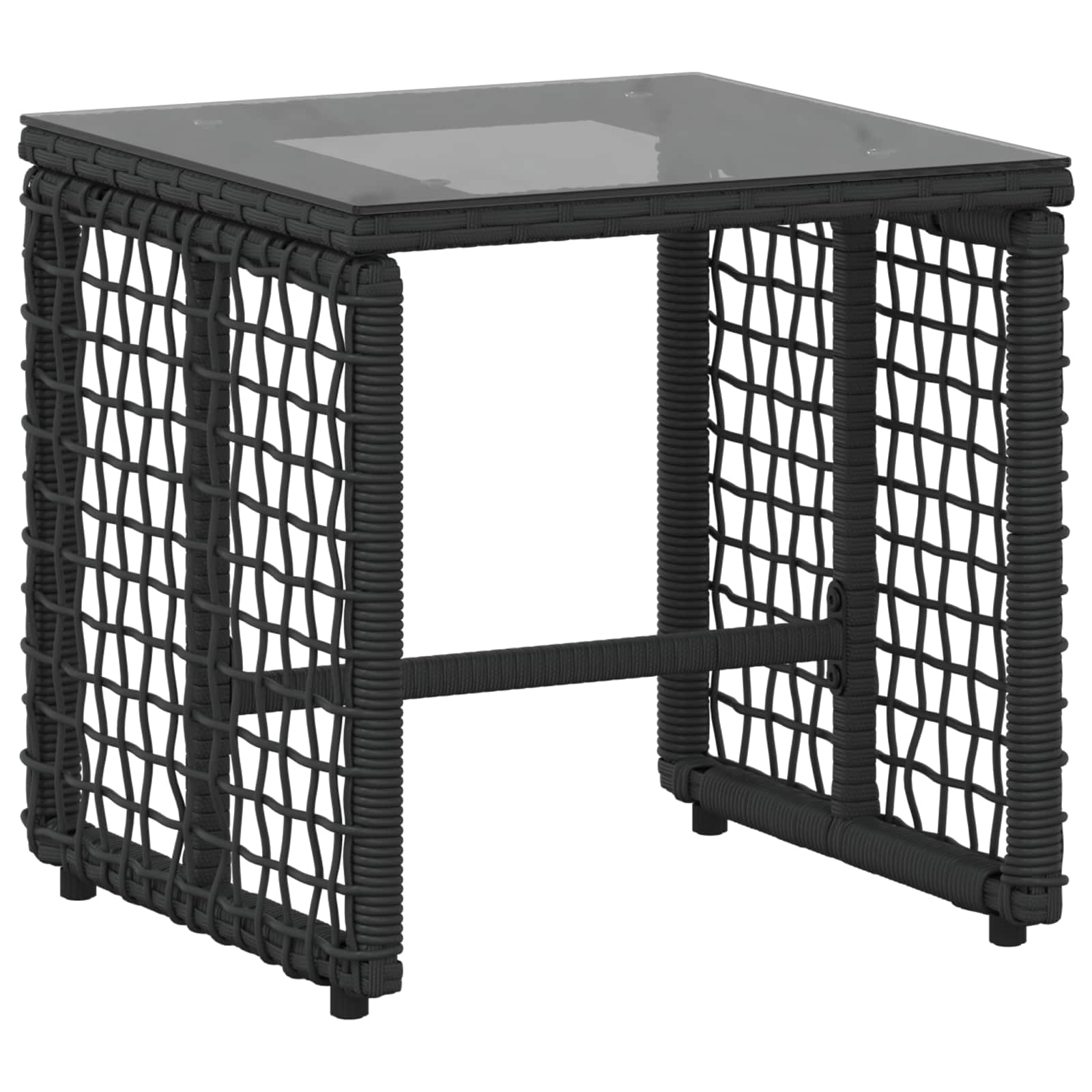 Ensemble de meubles d'extérieur 5 pcs Noir et turquoise - XIOS
