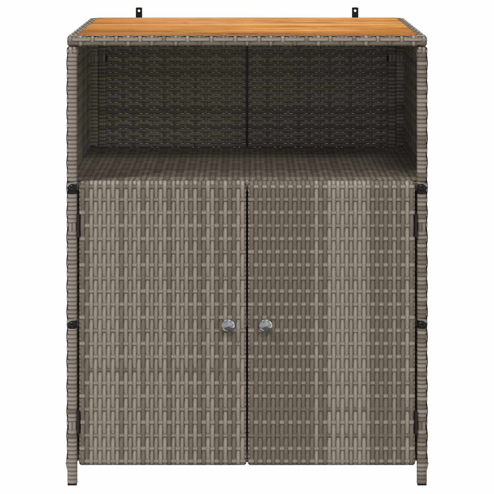 Armoire Gris 70 x 50 x 87 cm Polyester et Roly Ratten - XIOS