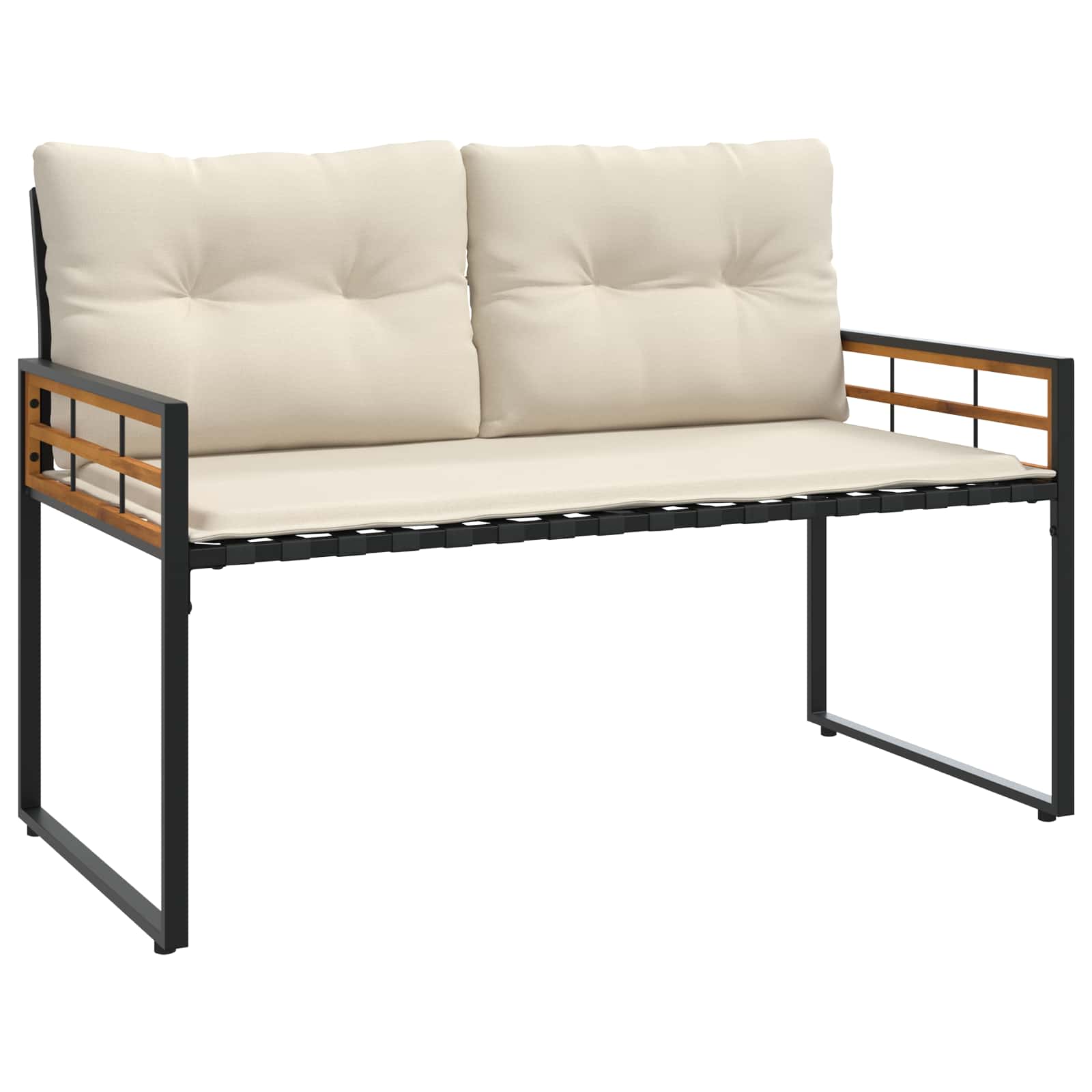 Ensemble de meubles d'extérieur avec coussin 4 pcs Crème - XIOS
