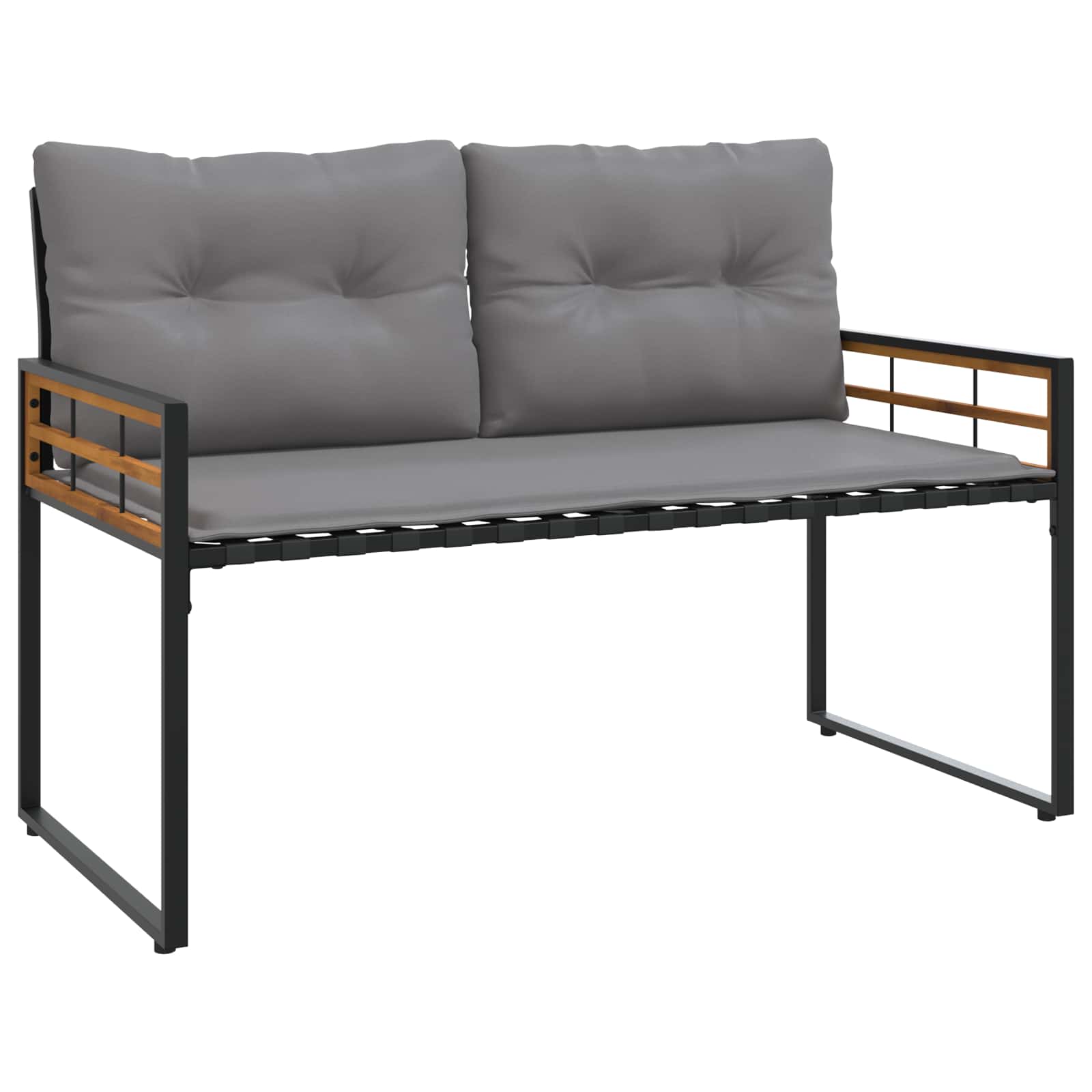 Ensemble de meubles d'extérieur avec coussin 4 pcs Gris clair - XIOS