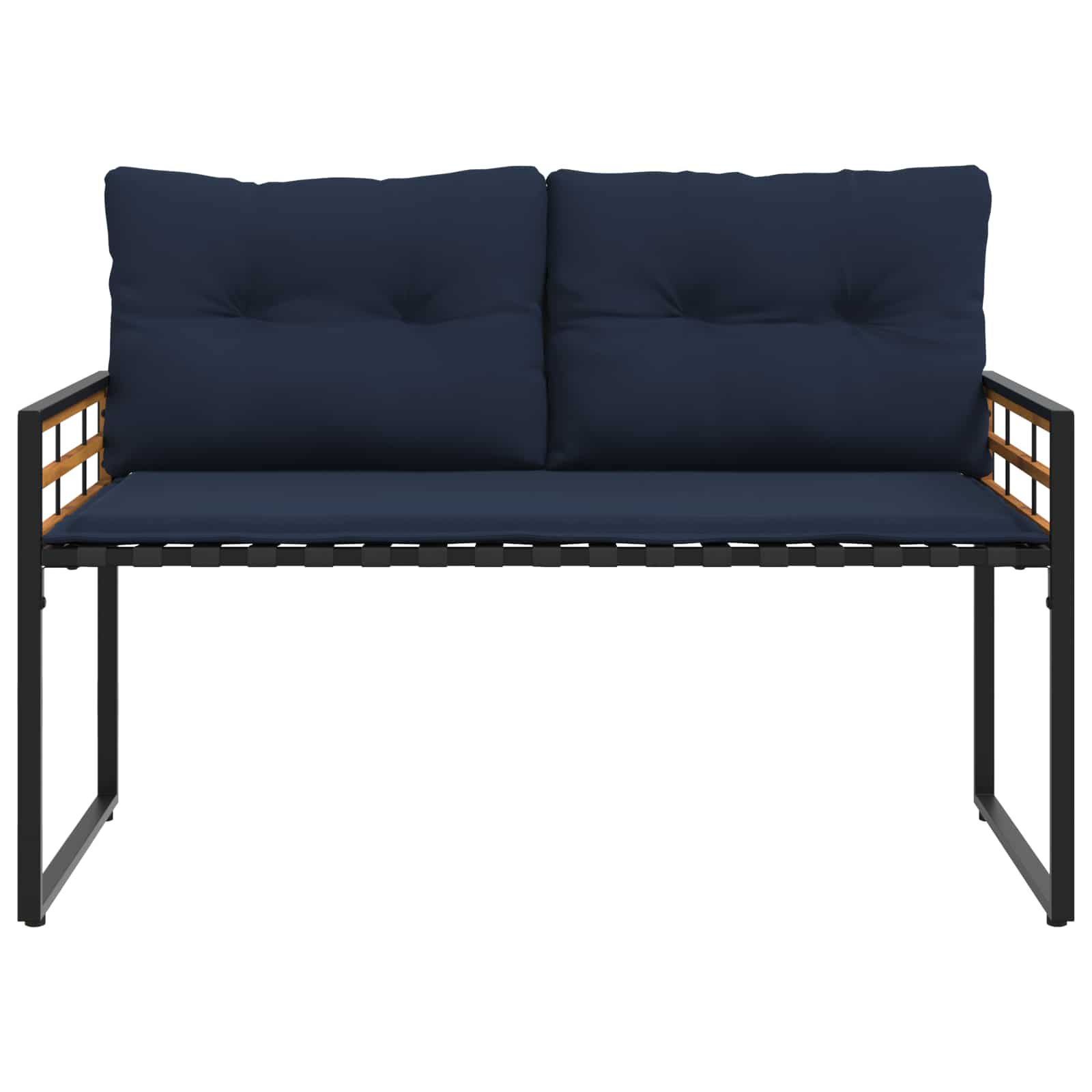 Ensemble de meubles d'extérieur avec coussin 4 pcs Bleu marine - XIOS