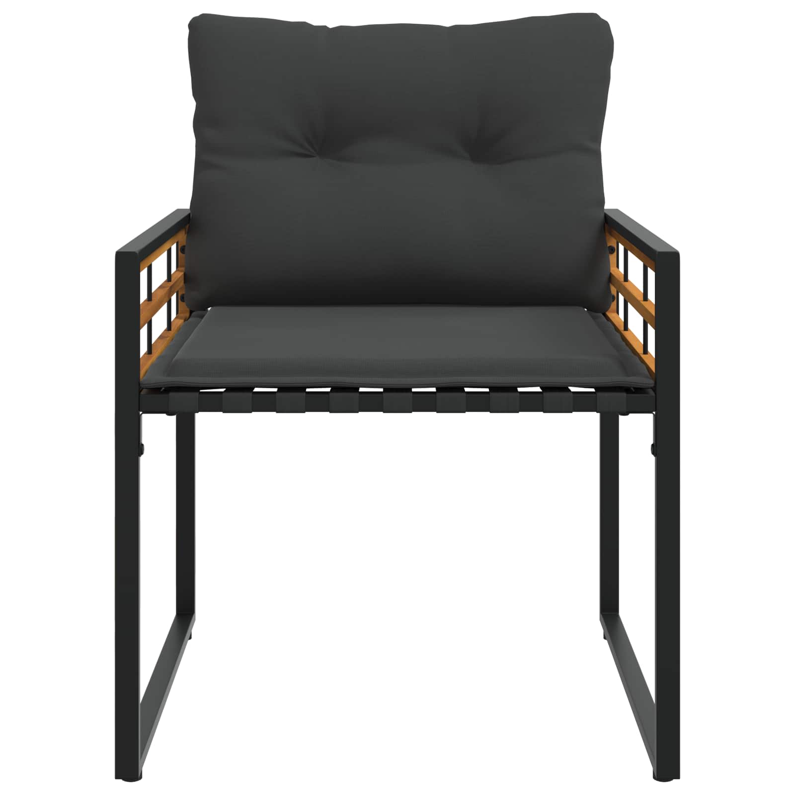 Ensemble de meubles d'extérieur avec coussin 3 pcs Gris foncé - XIOS