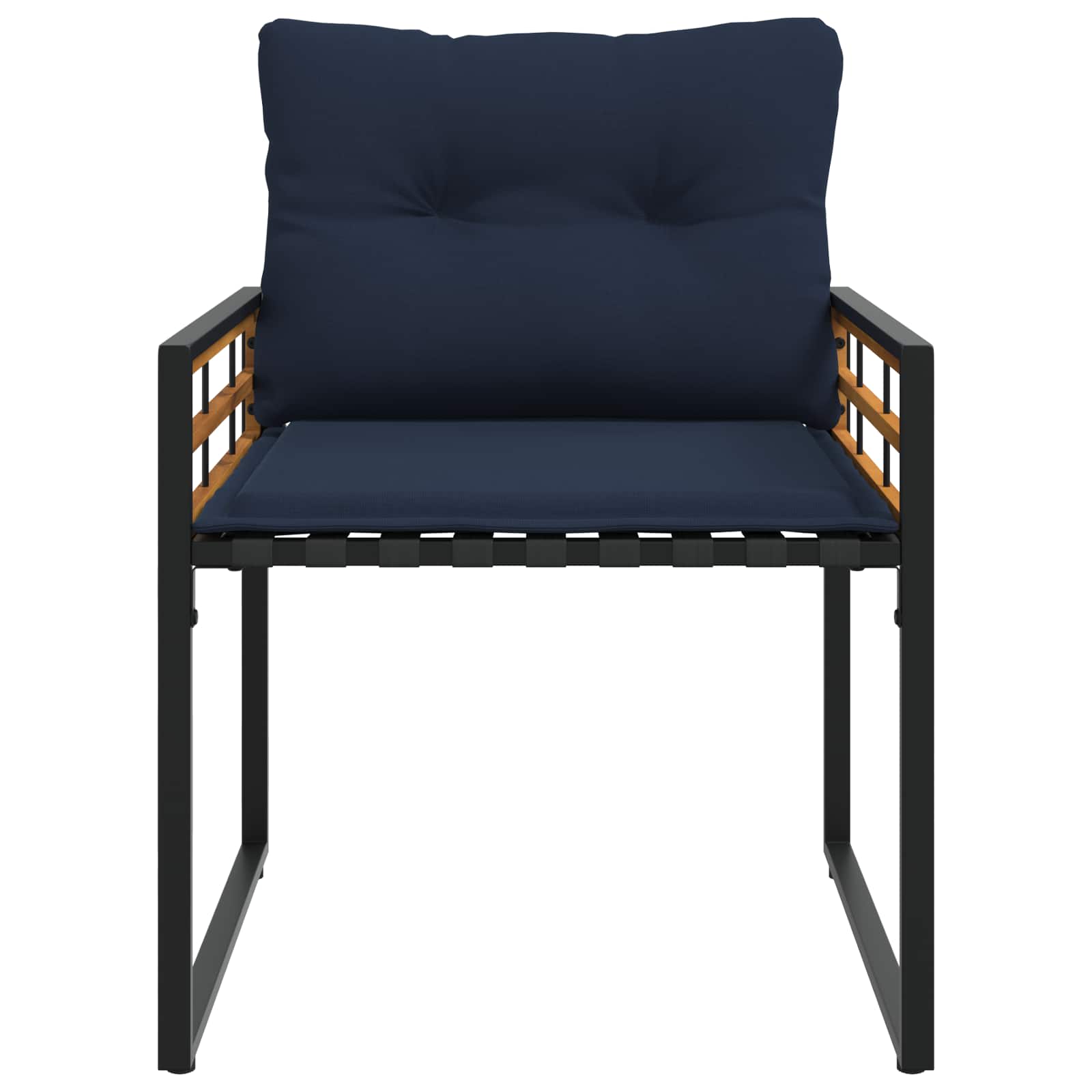 Ensemble de meubles d'extérieur avec coussin 3 pcs Bleu marine - XIOS