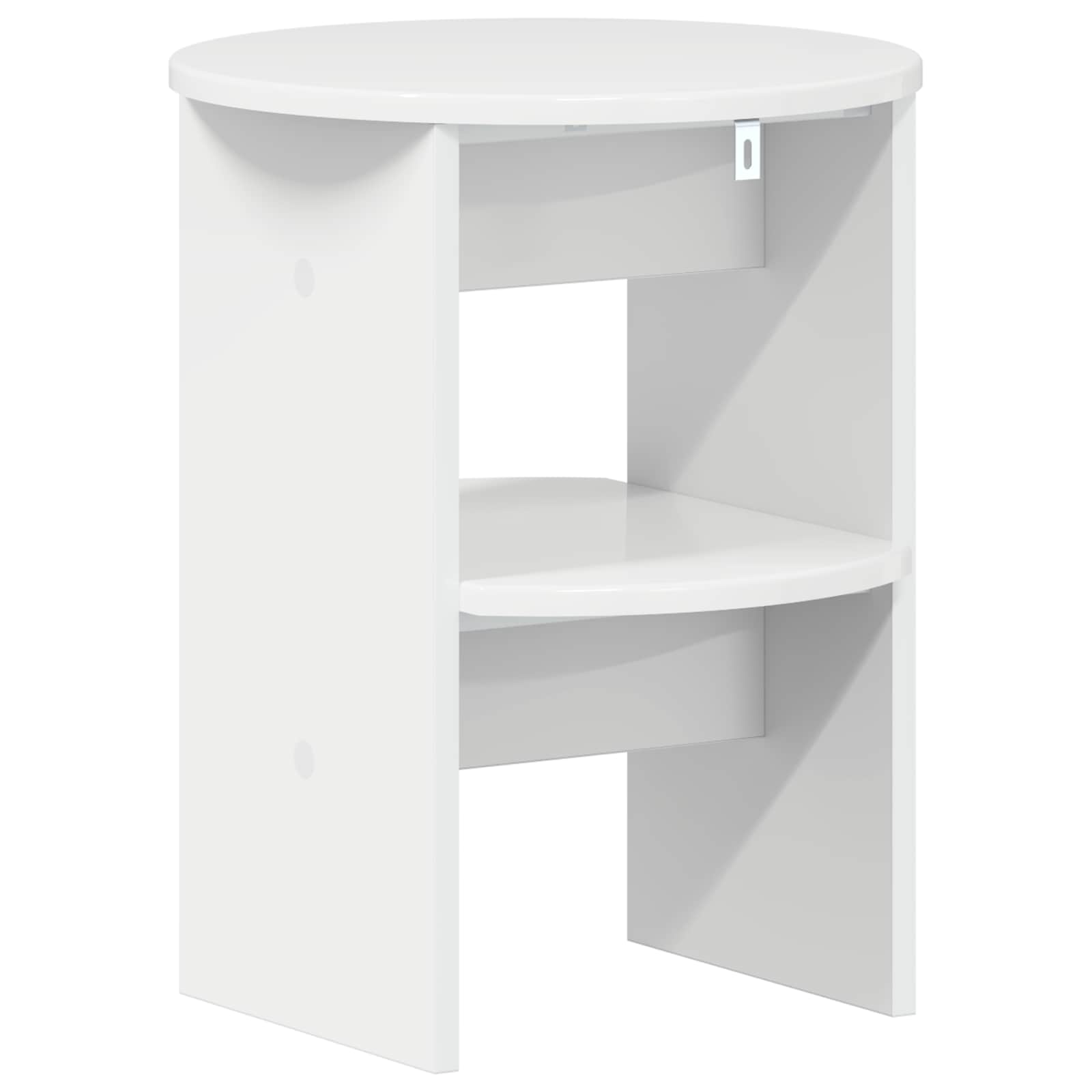 Meuble d'appoint 2 pcs Blanc Brillant Ø40 x 50 cm - XIOS