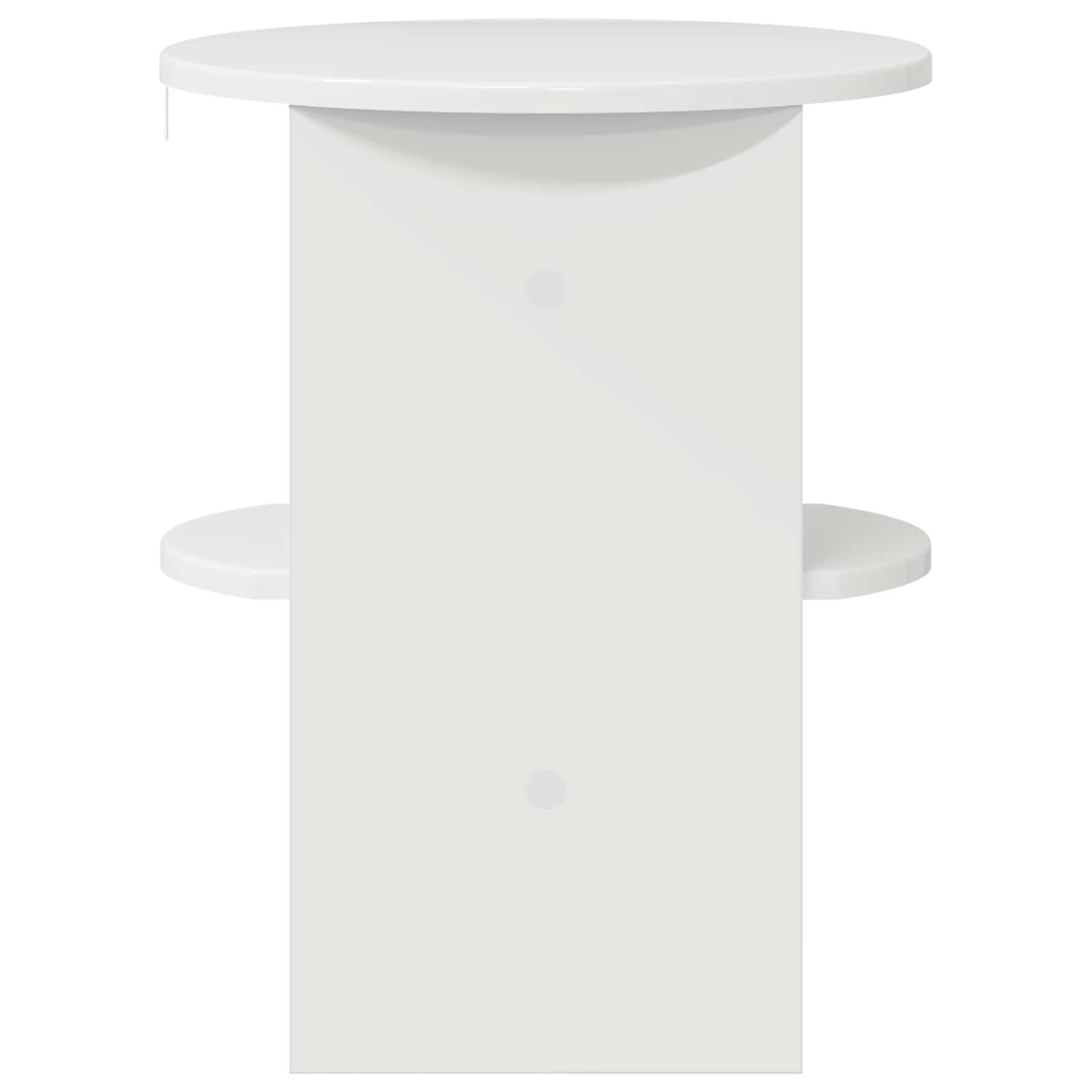 Meuble d'appoint 2 pcs Blanc Brillant Ø40 x 50 cm - XIOS