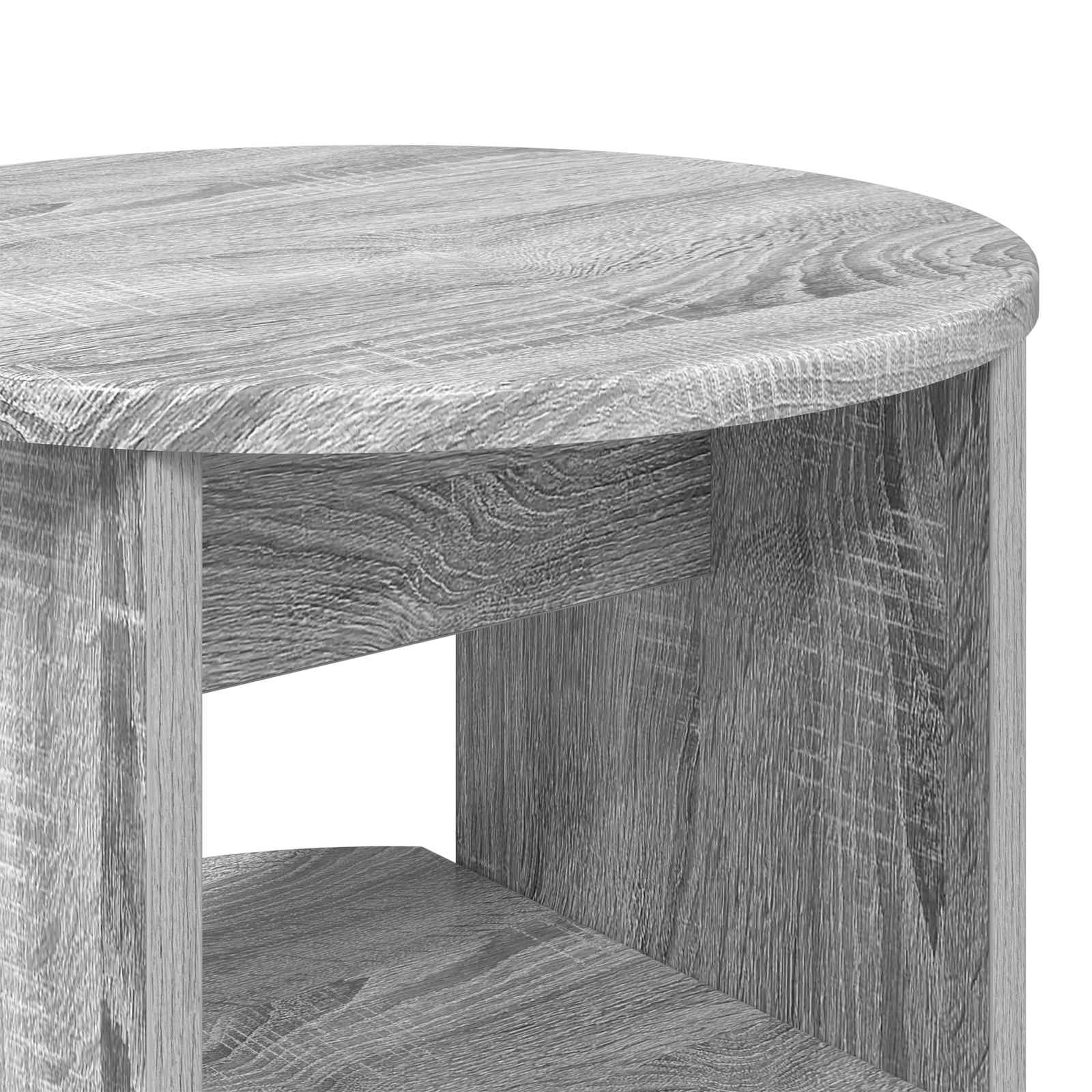 Meuble d'appoint 2 pcs Gris Sonoma Ø40 x 50 cm - XIOS