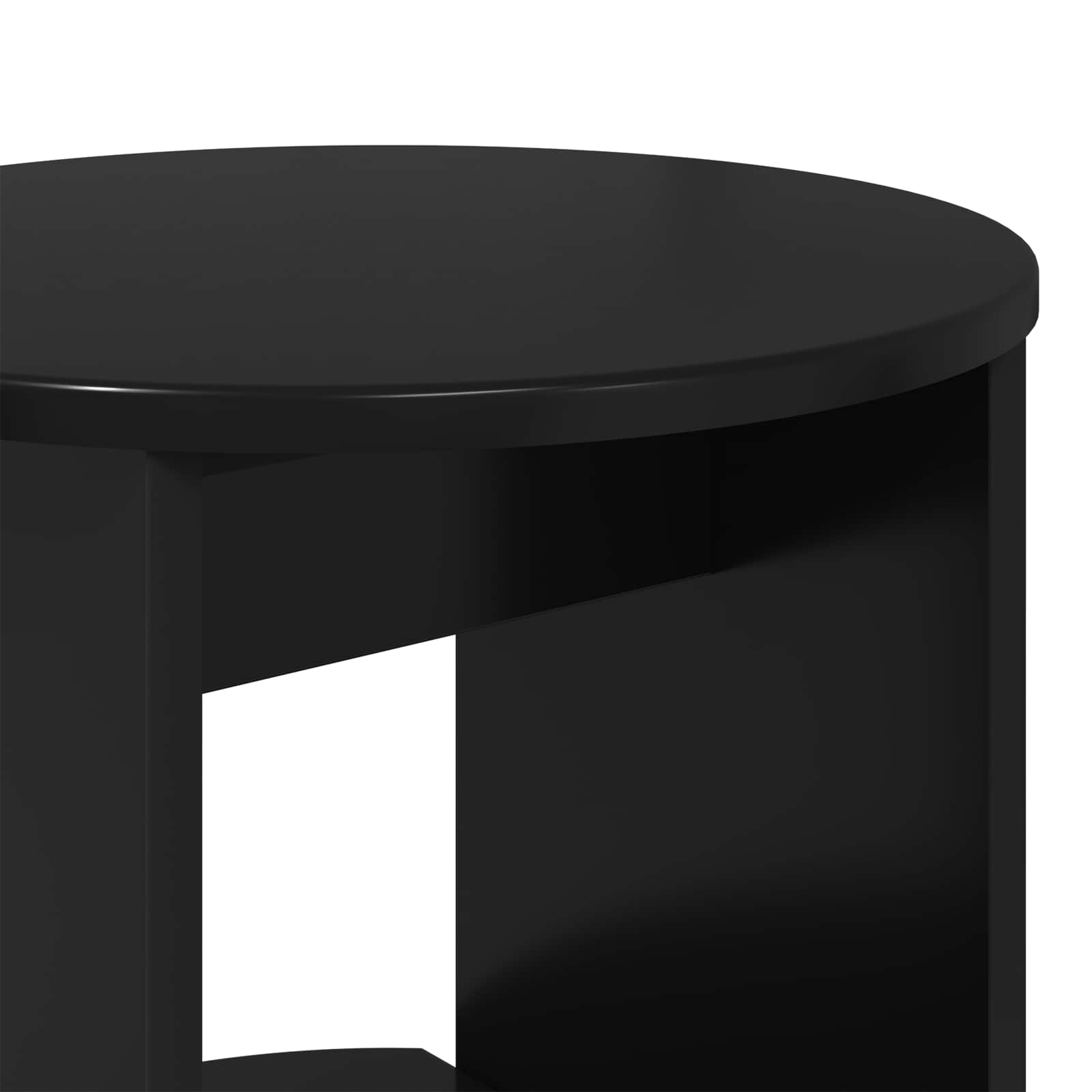 Meuble d'appoint Noir Bois d’ingénierie - XIOS