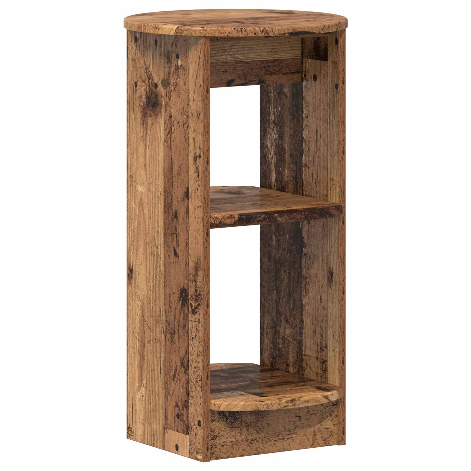 Meuble d'appoint Bois ancien 40 x 40 x 75 cm Bois d’ingénierie
