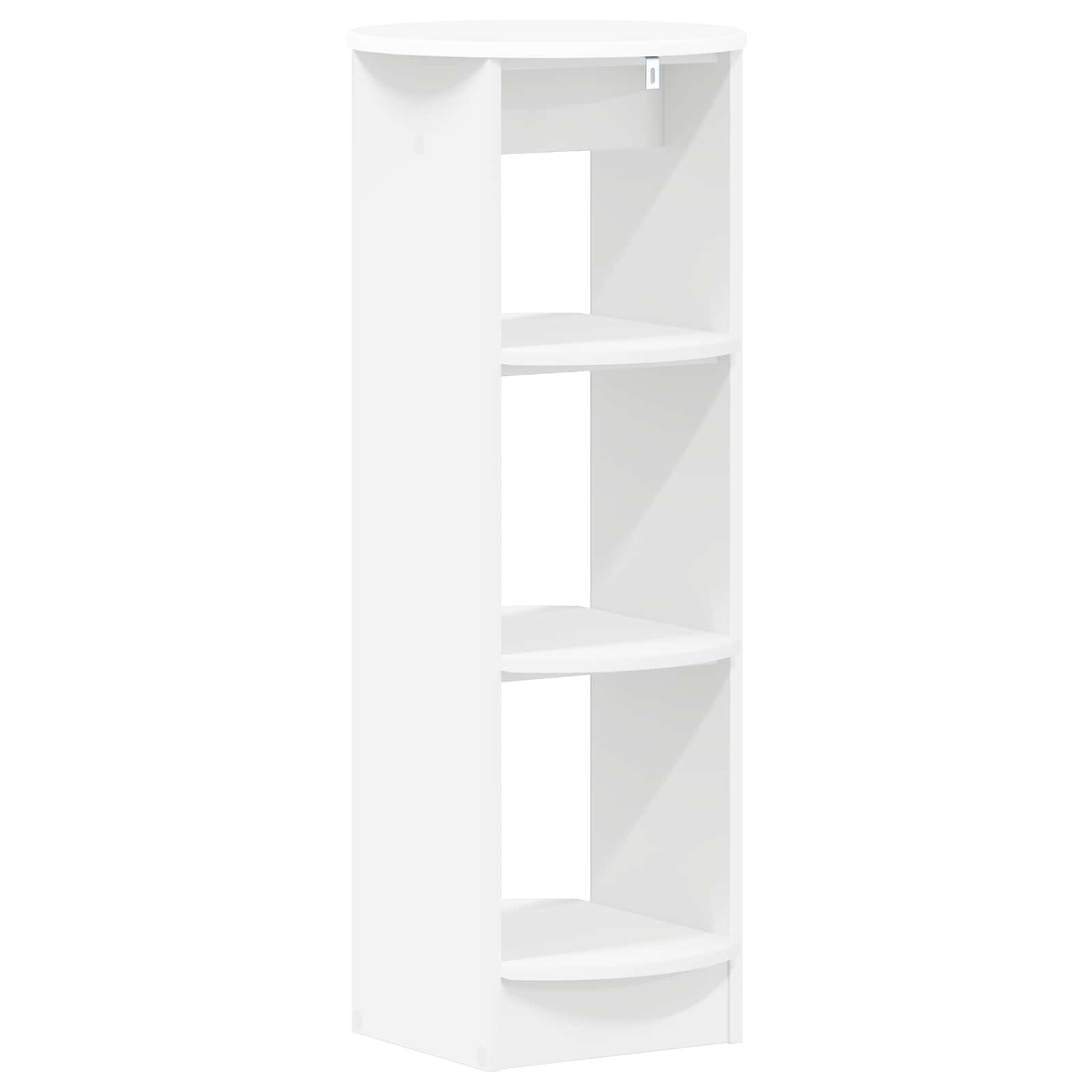 Meuble d'appoint Blanc 40 x 40 x 100 cm Bois d’ingénierie - XIOS