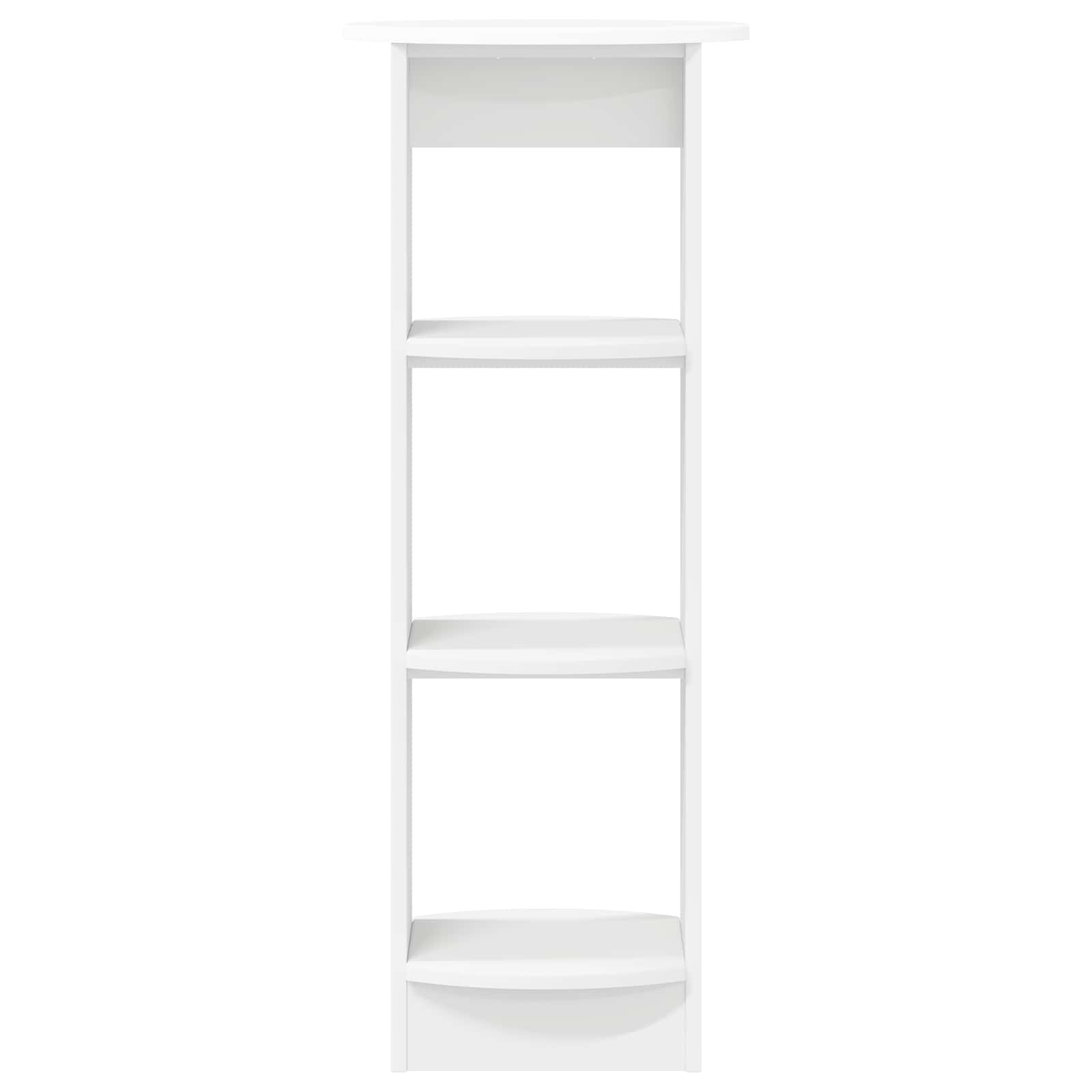Meuble d'appoint Blanc 40 x 40 x 100 cm Bois d’ingénierie - XIOS