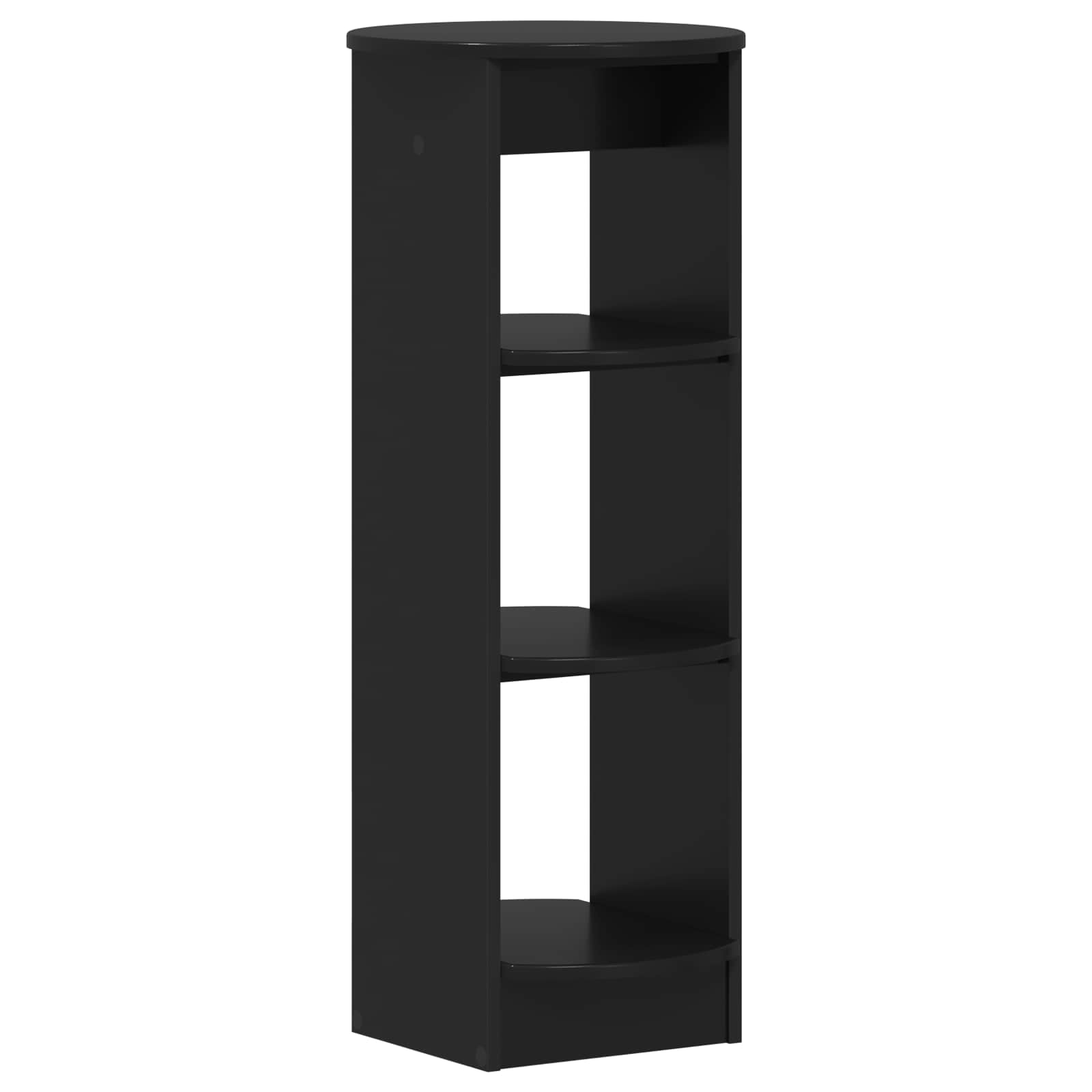 Meuble d'appoint Noir 40 x 40 x 100 cm Bois d’ingénierie - XIOS