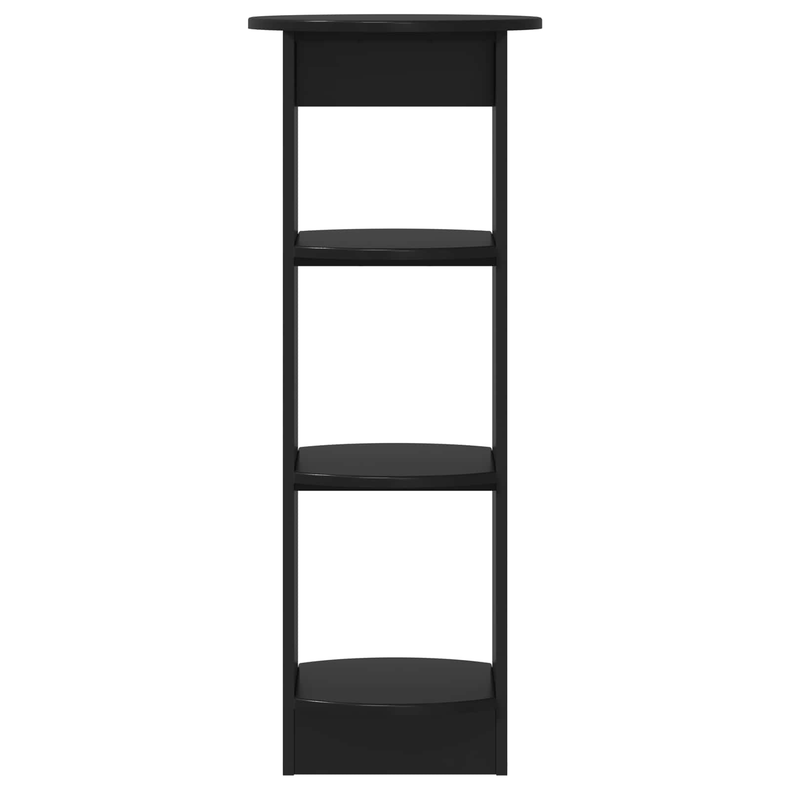 Meuble d'appoint Noir 40 x 40 x 100 cm Bois d’ingénierie - XIOS