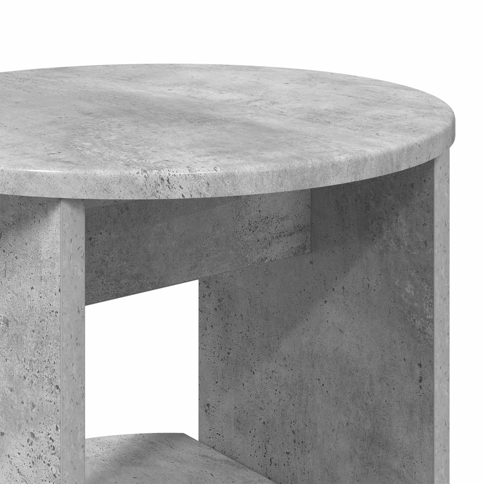 Meuble d'appoint Gris Béton 40 x 40 x 100 cm Bois d’ingénierie - XIOS