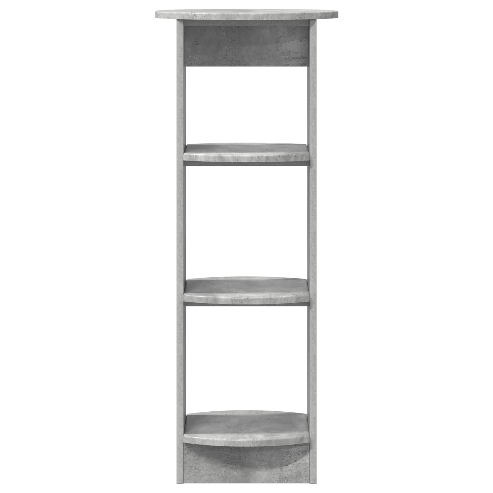 Meuble d'appoint Gris Béton 40 x 40 x 100 cm Bois d’ingénierie - XIOS