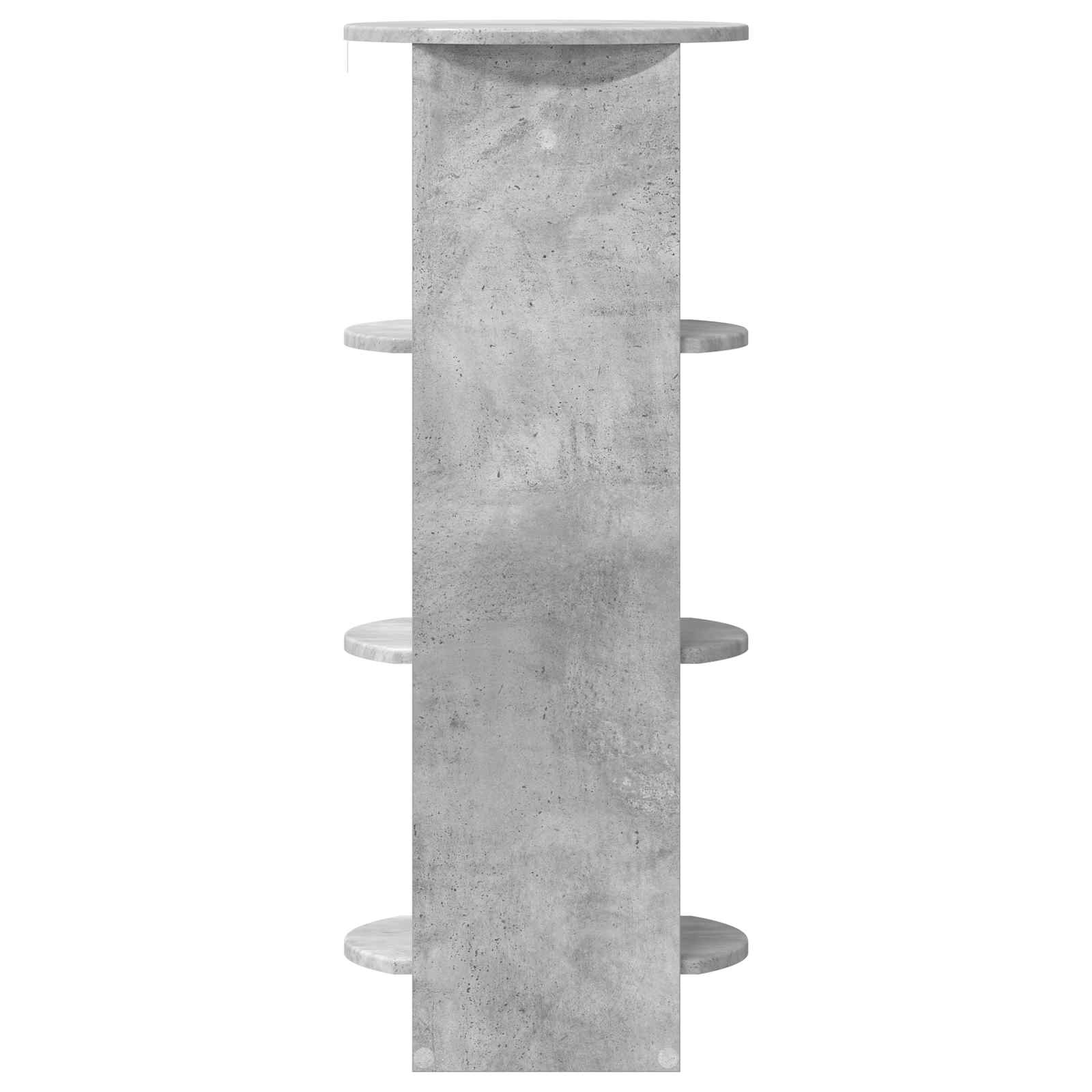 Meuble d'appoint Gris Béton 40 x 40 x 100 cm Bois d’ingénierie - XIOS