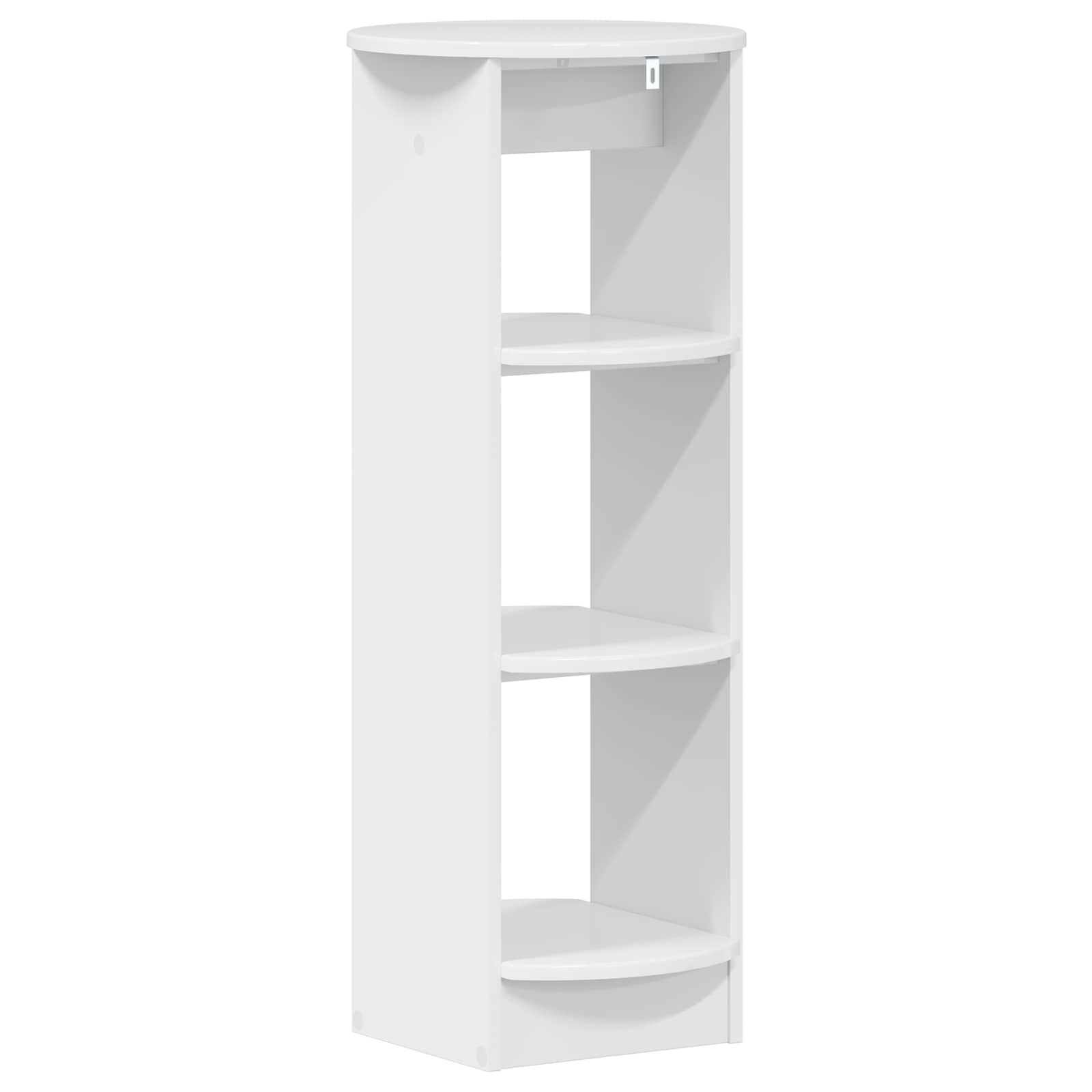 Meuble d'appoint Blanc Brillant 40 x 40 x 100 cm - XIOS