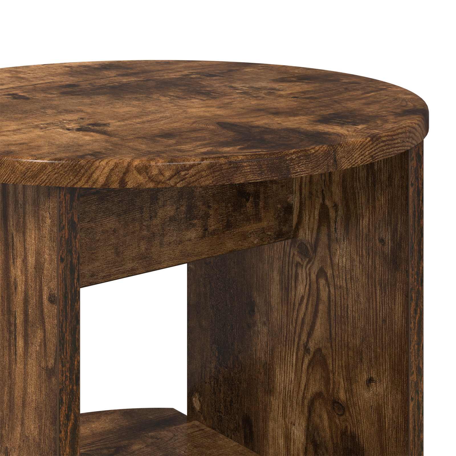 Meuble d'appoint Chêne Fumé 40 x 40 x 100 cm Bois d’ingénierie - XIOS