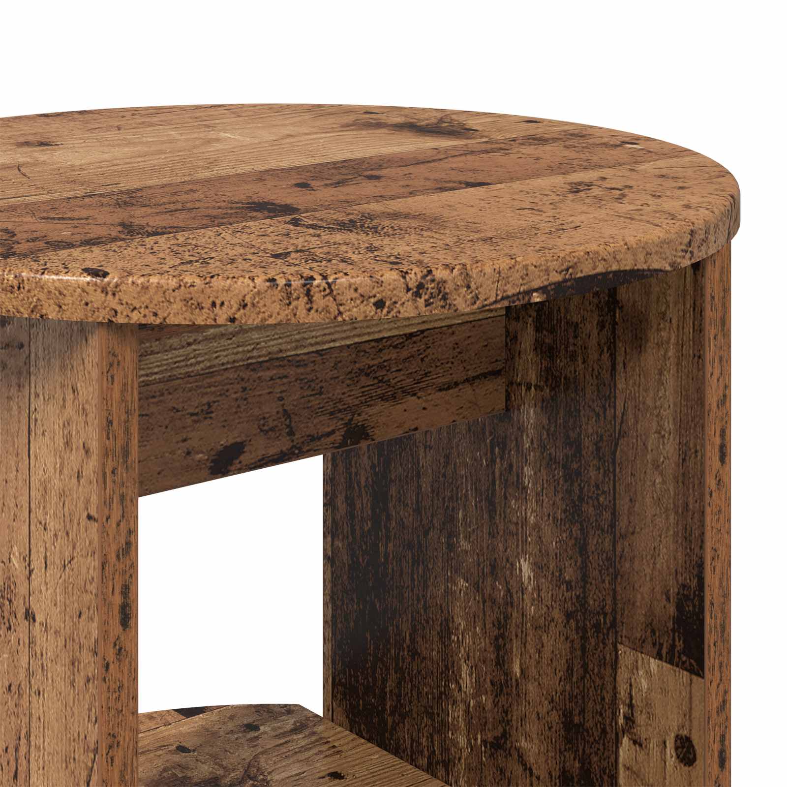 Meuble d'appoint Bois ancien 40 x 40 x 100 cm Bois d’ingénierie - XIOS