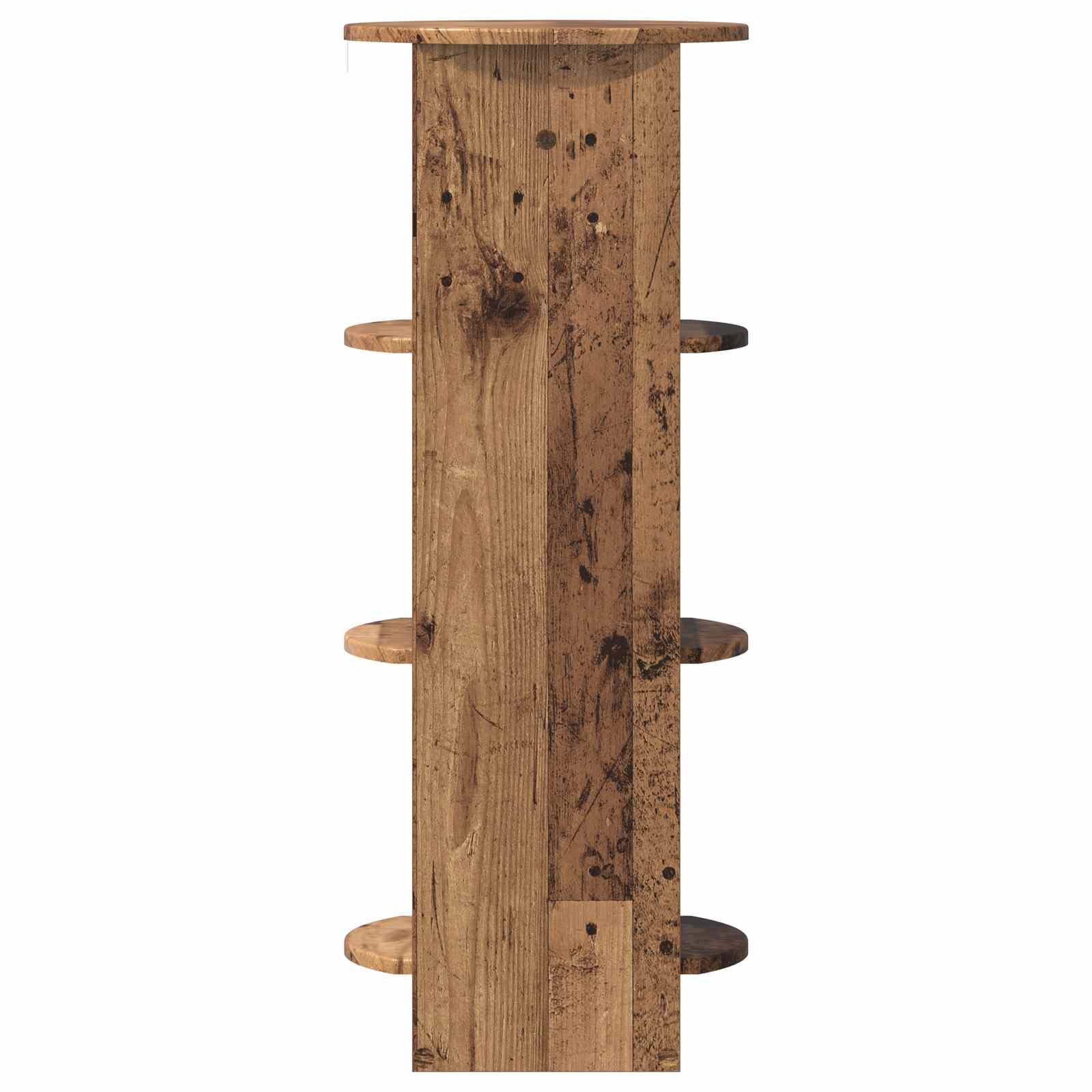 Meuble d'appoint Bois ancien 40 x 40 x 100 cm Bois d’ingénierie - XIOS