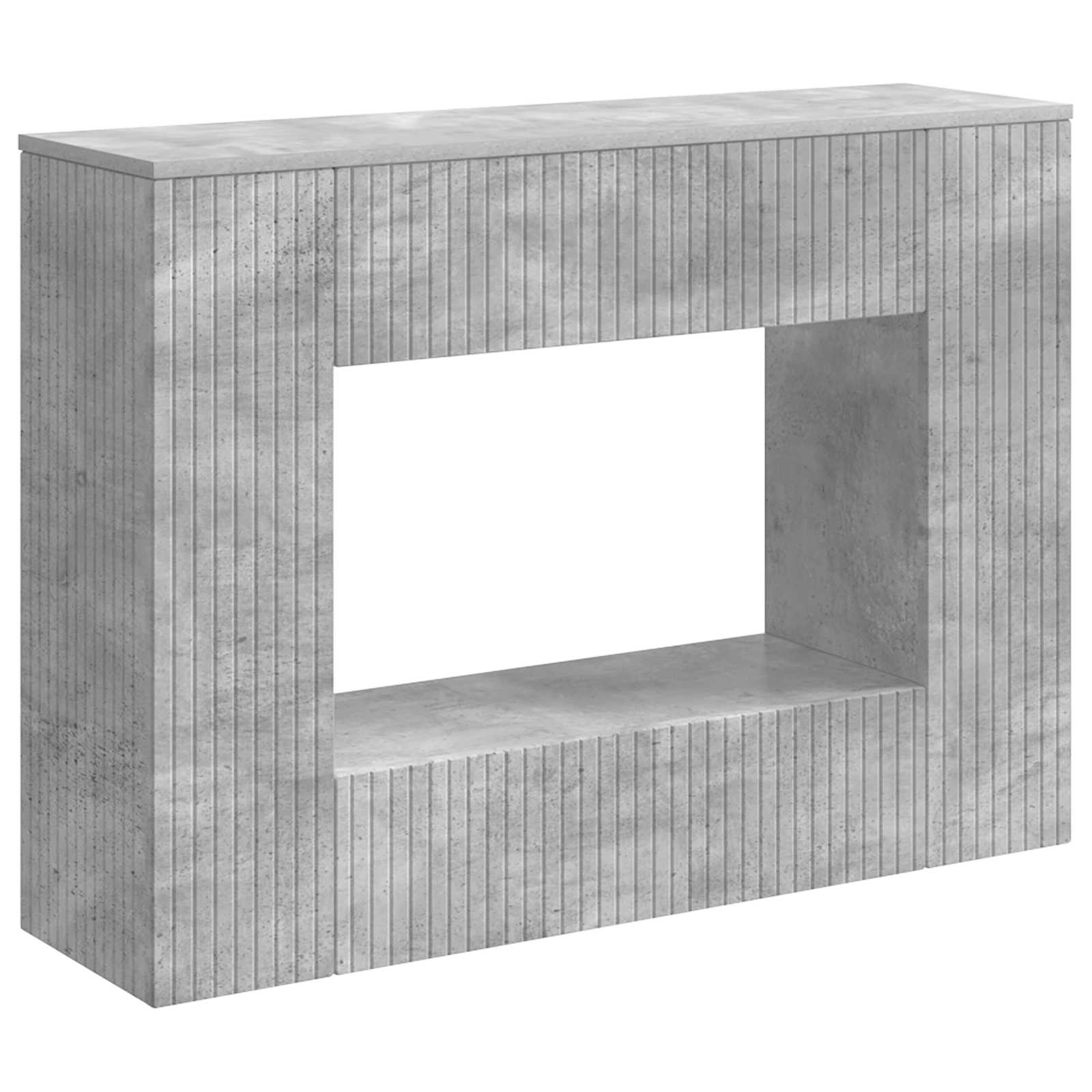 Table console Gris Béton 101 x 29 x 74 cm Bois d’ingénierie - XIOS