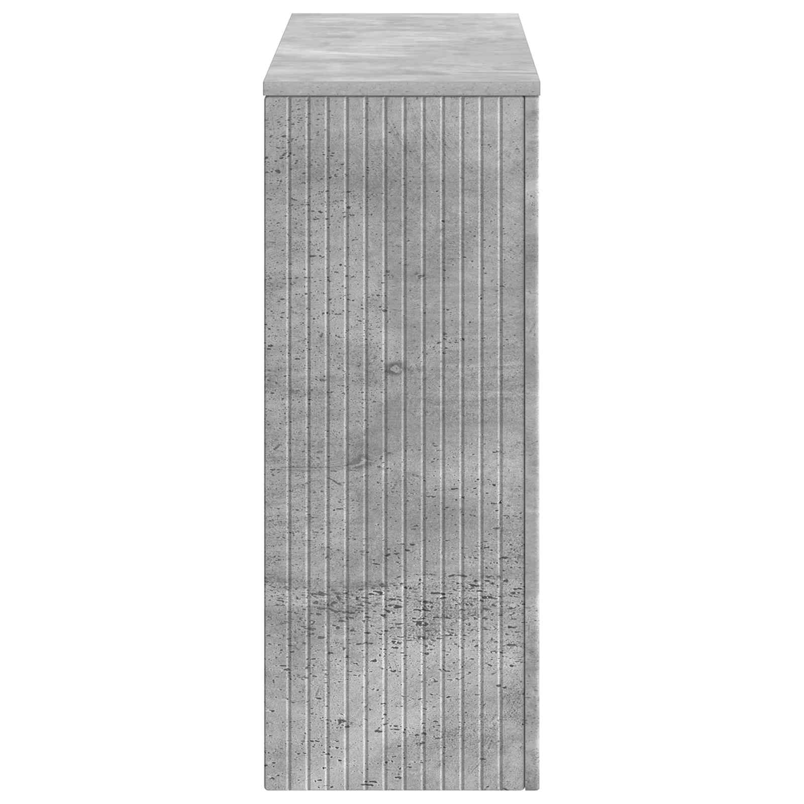 Table console Gris Béton 101 x 29 x 74 cm Bois d’ingénierie - XIOS