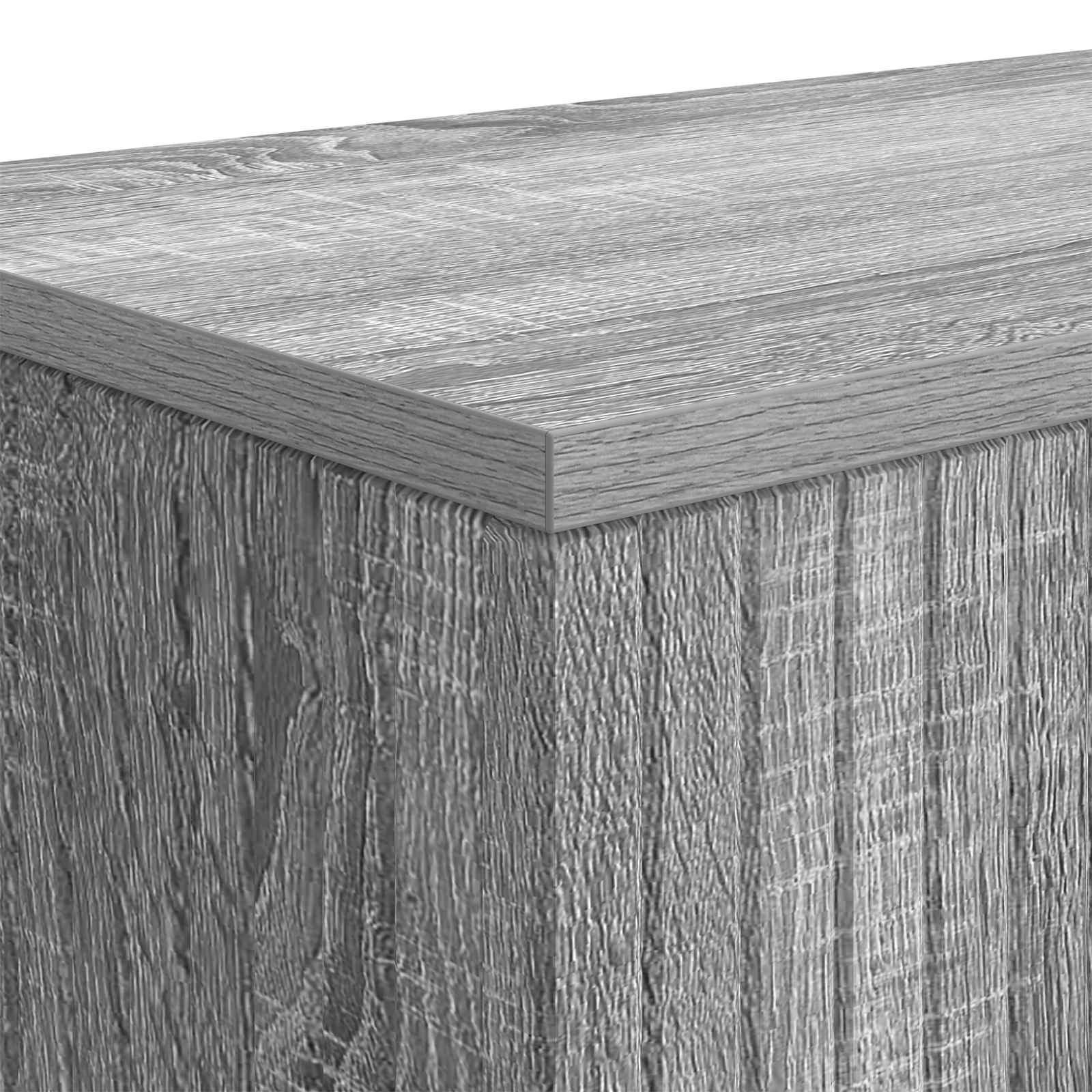 Table console Gris Sonoma 101 x 29 x 74 cm Bois d’ingénierie - XIOS