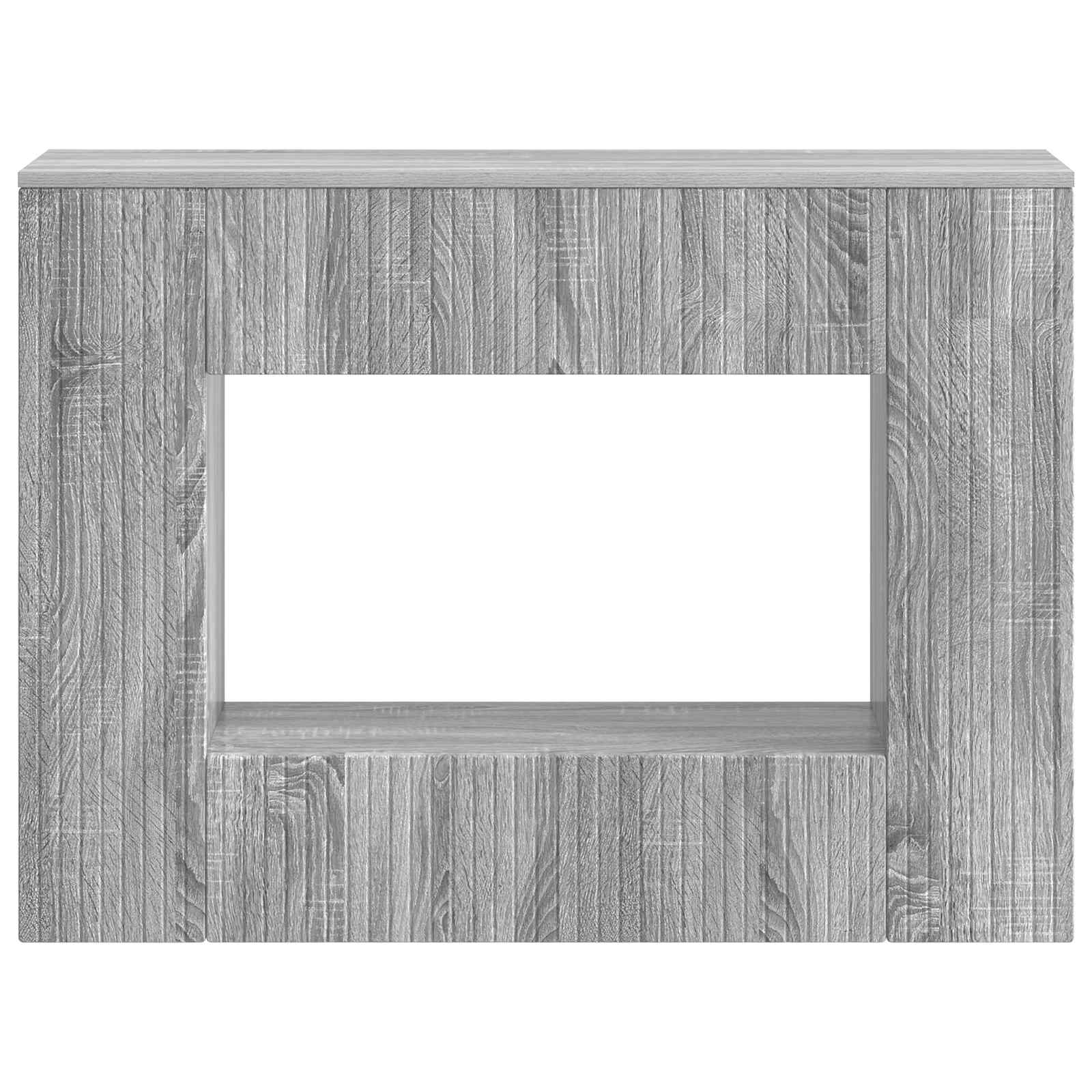Table console Gris Sonoma 101 x 29 x 74 cm Bois d’ingénierie - XIOS