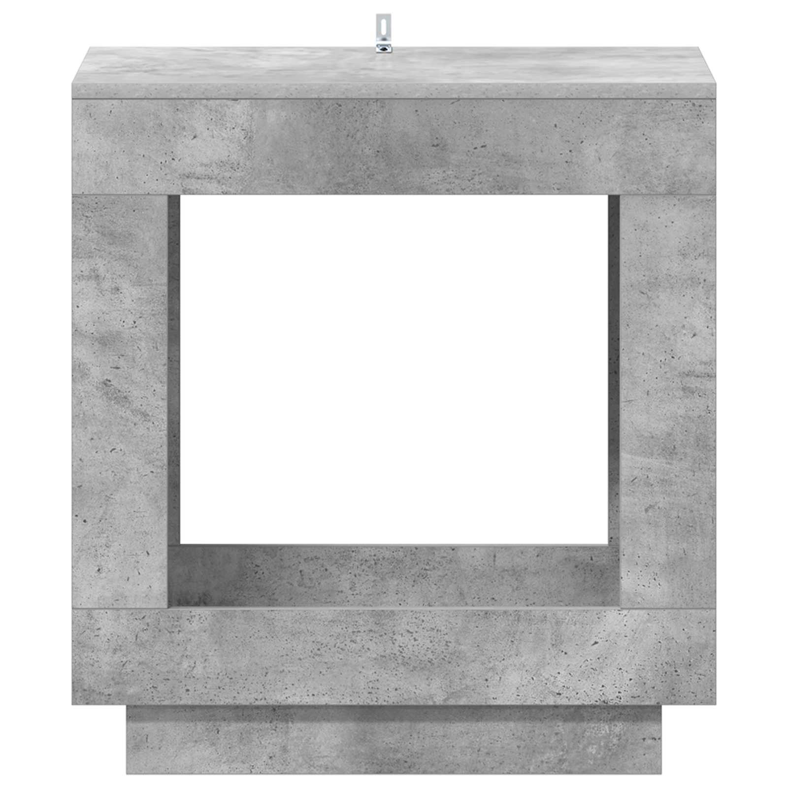 Table d'appoint Gris béton 60 x 40 x 65 cm Bois d'ingénierie - XIOS
