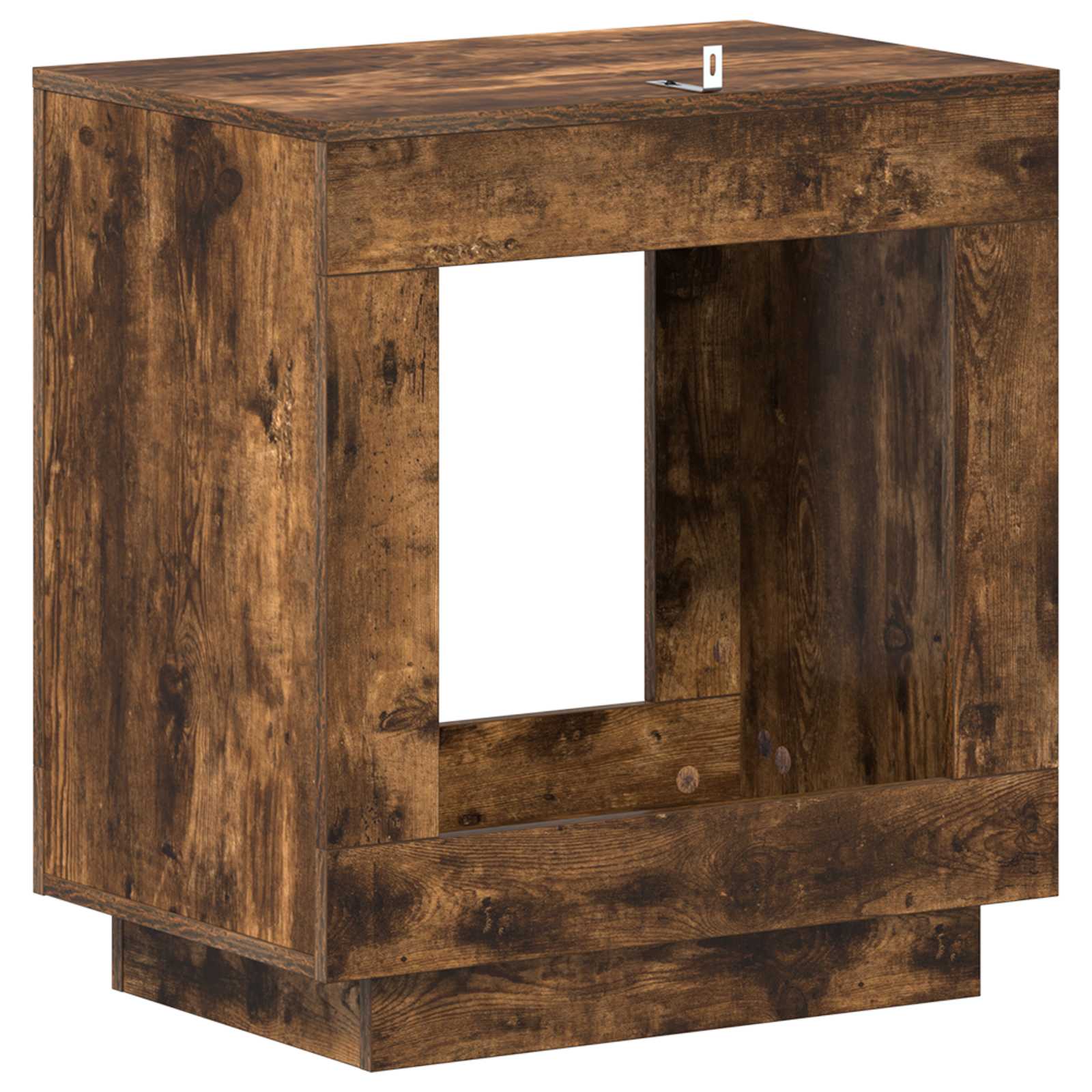 Table d'appoint Chêne fumé 60 x 40 x 65 cm Bois d'ingénierie - XIOS