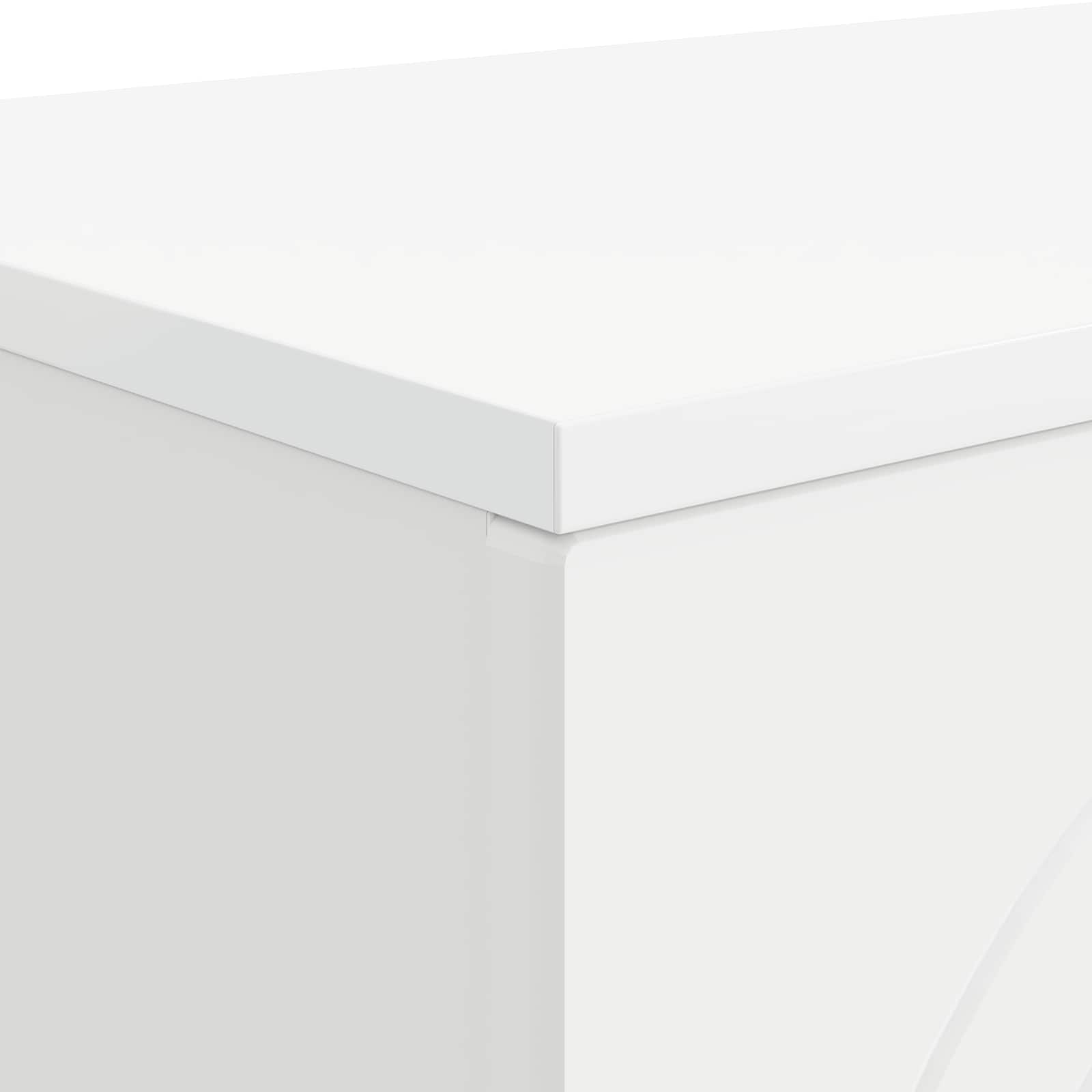 Table basse Blanc 102 x 35 x 75 cm Bois d'ingénierie - XIOS