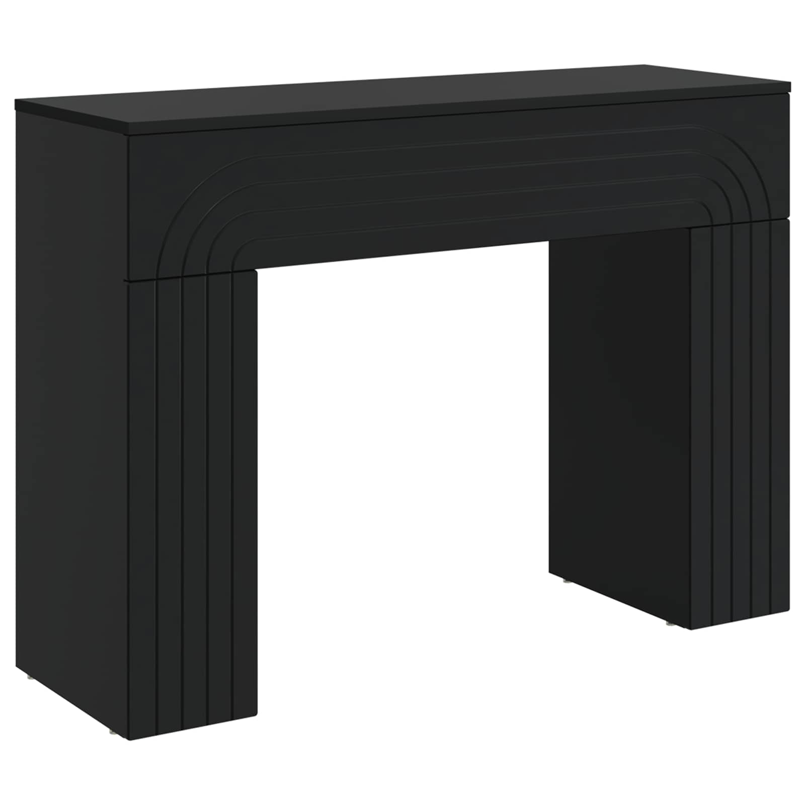 Table basse Noir 102 x 35 x 75 cm Bois d'ingénierie - XIOS