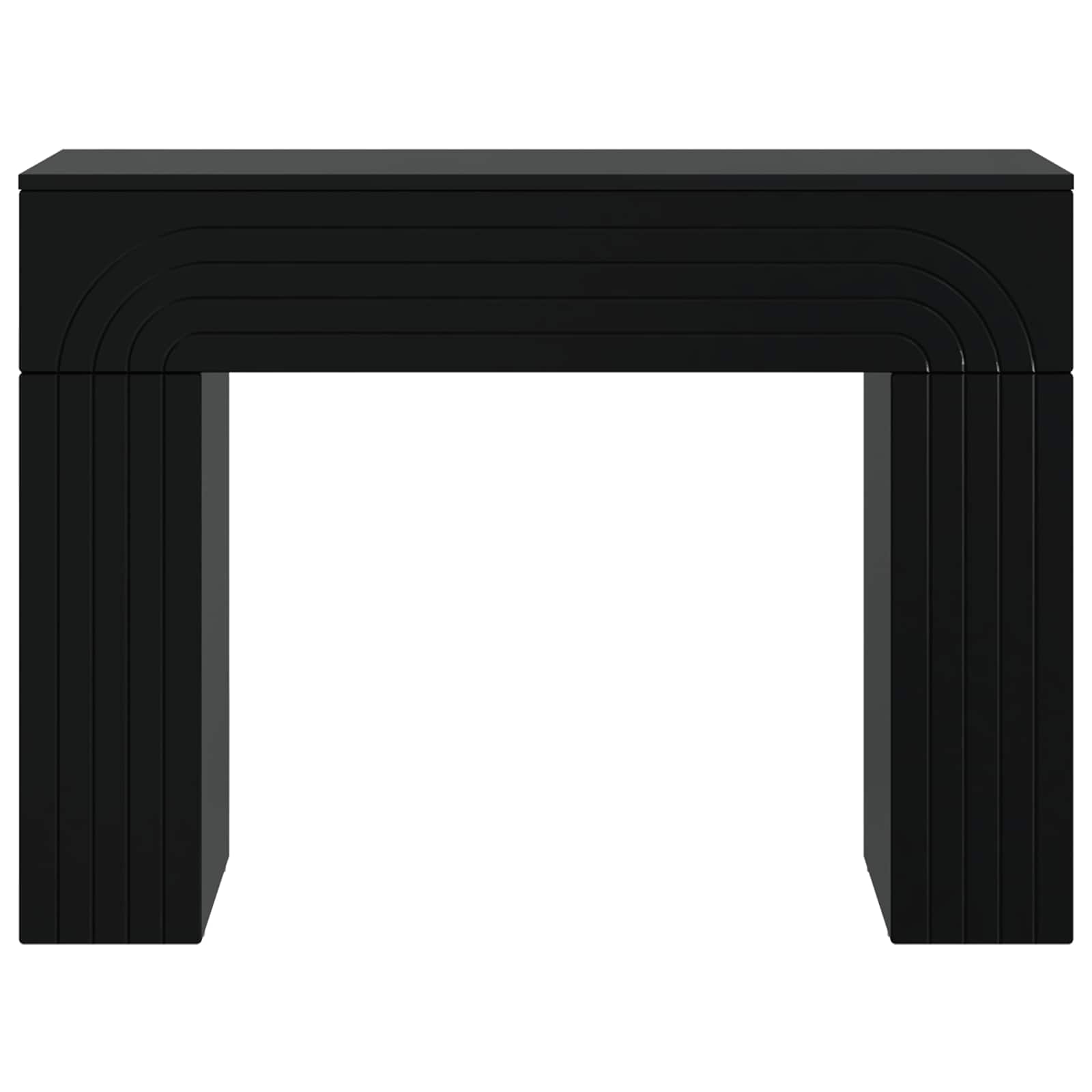 Table basse Noir 102 x 35 x 75 cm Bois d'ingénierie - XIOS