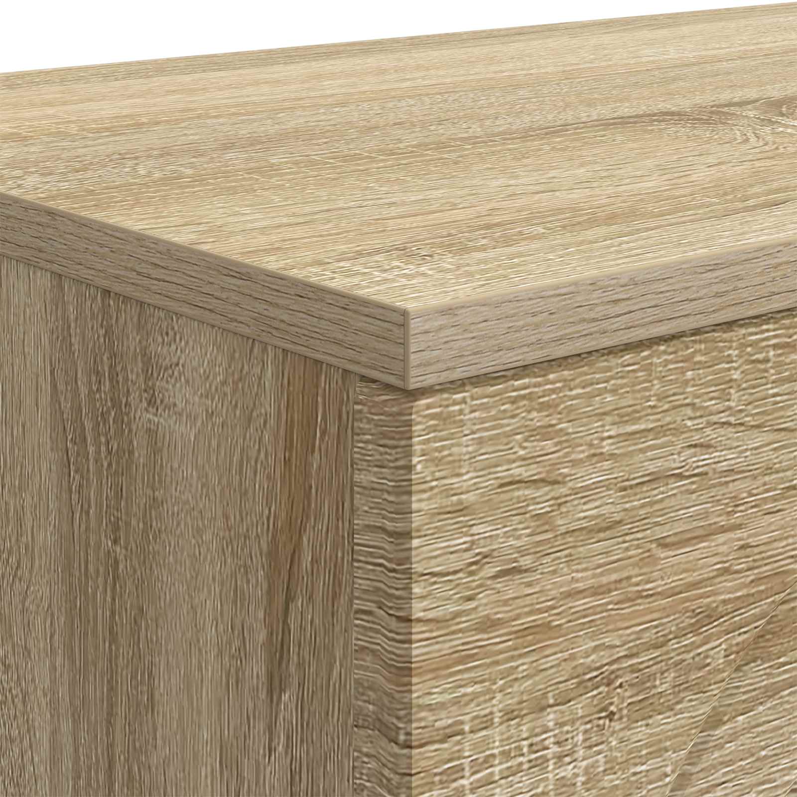 Table basse Chêne Sonoma 102 x 35 x 75 cm Bois d'ingénierie - XIOS