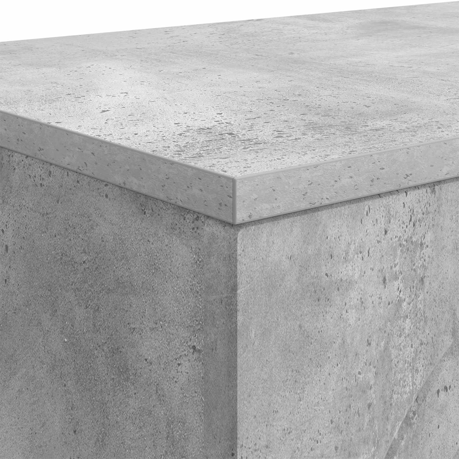 Table basse Gris béton 102 x 35 x 75 cm Bois d'ingénierie - XIOS