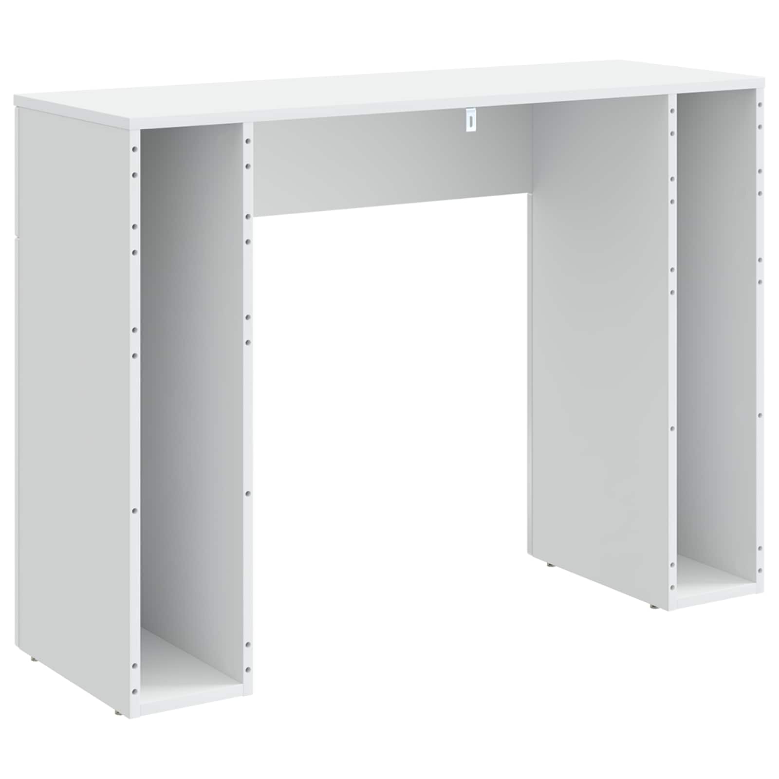 Table basse Blanc brillant 102 x 35 x 75 cm Bois d'ingénierie - XIOS