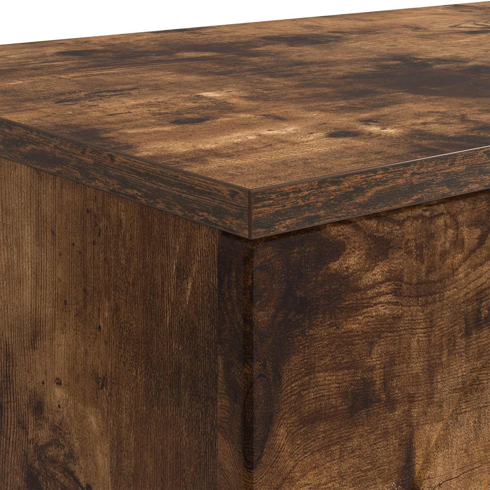 Table basse Chêne fumé 102 x 35 x 75 cm Bois d'ingénierie - XIOS