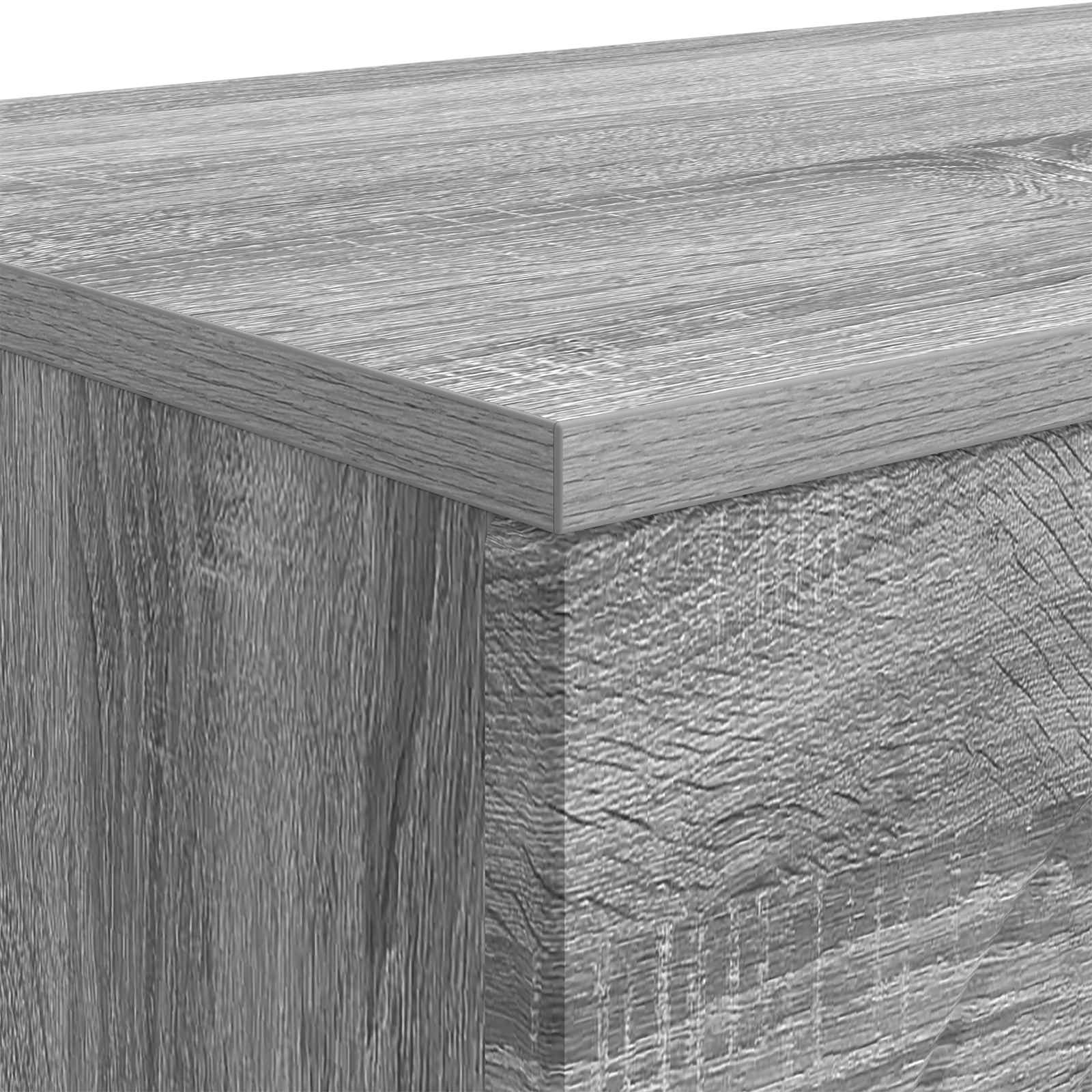 Table basse Sonoma gris 102 x 35 x 75 cm Bois d'ingénierie - XIOS