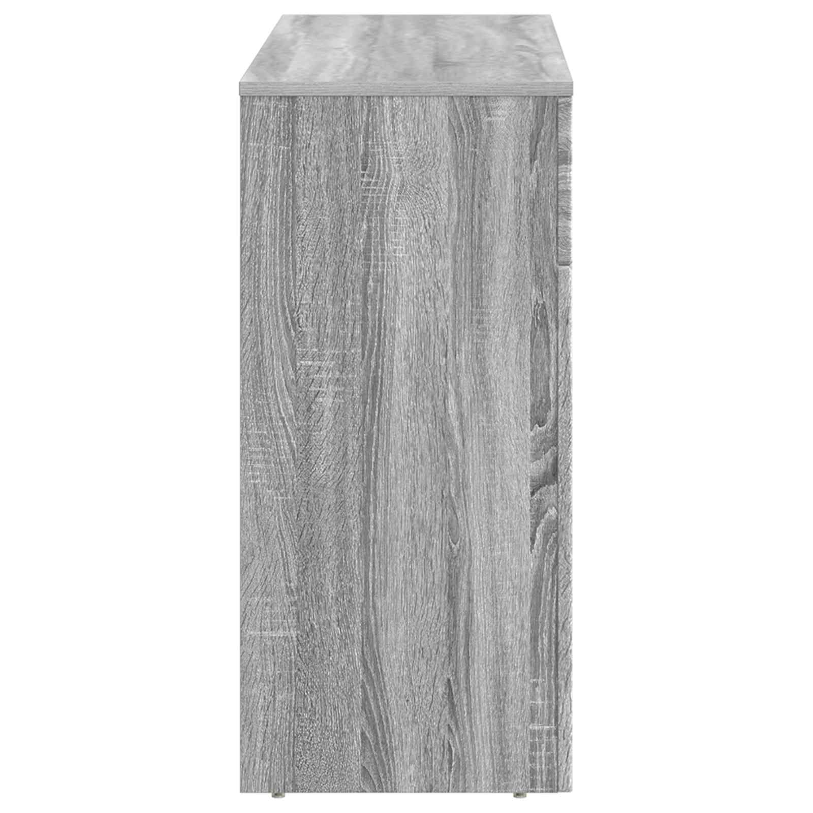 Table basse Sonoma gris 102 x 35 x 75 cm Bois d'ingénierie - XIOS
