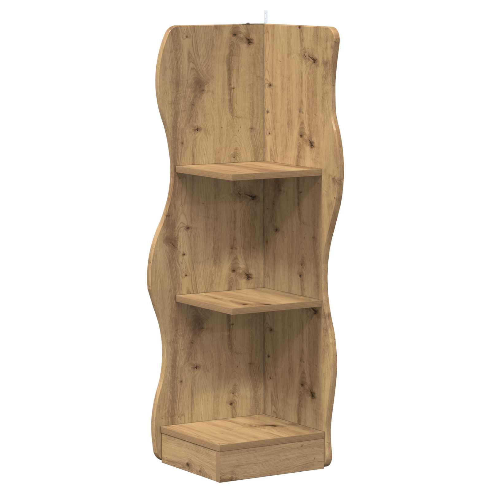 Étagère d'angle avec étagère Chêne artisanal 34 x 33 x 102 cm - XIOS
