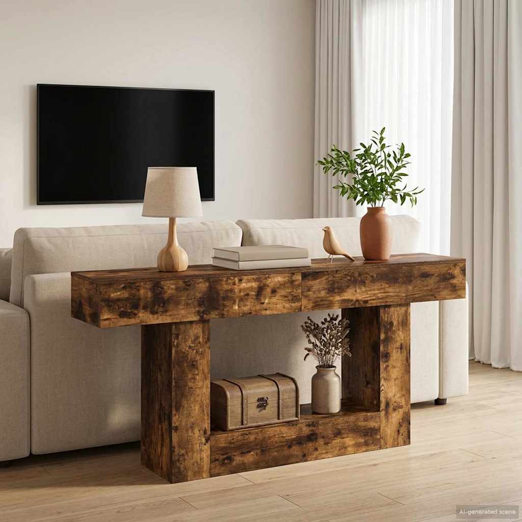 Chêne Fumé 160 x 30 x 74 cm - XIOS