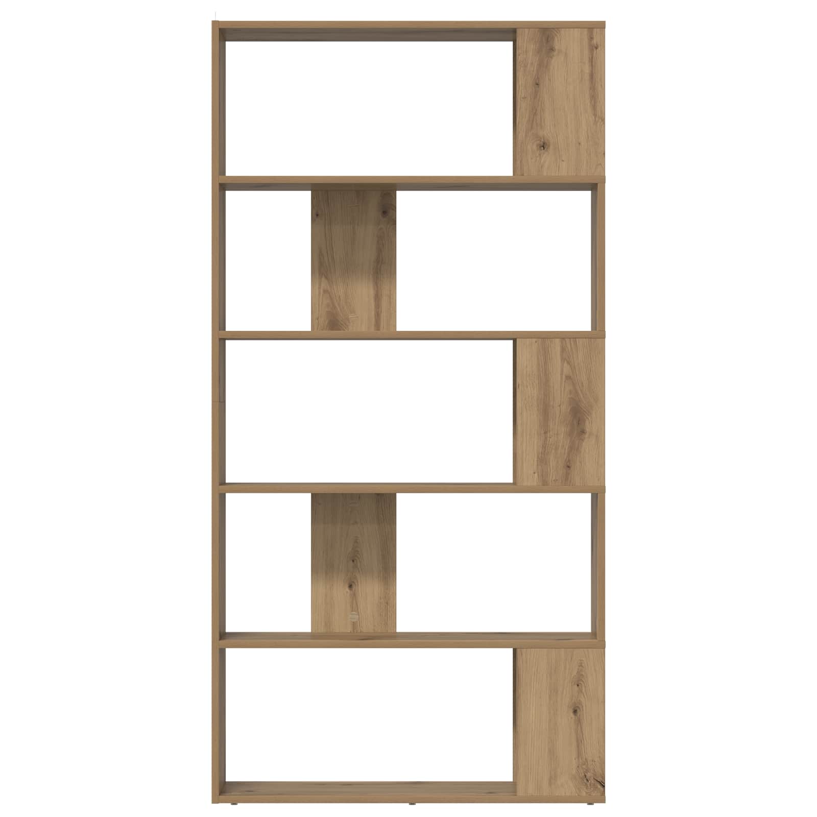 Bibliothèque 80 x 24 x 159 cm Bois d'ingénierie Chêne artisanal - XIOS