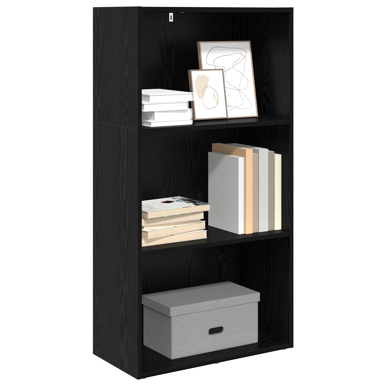 Étagère Chêne noir 60 x 30 x 76.5 cm Bois d'ingénierie - XIOS