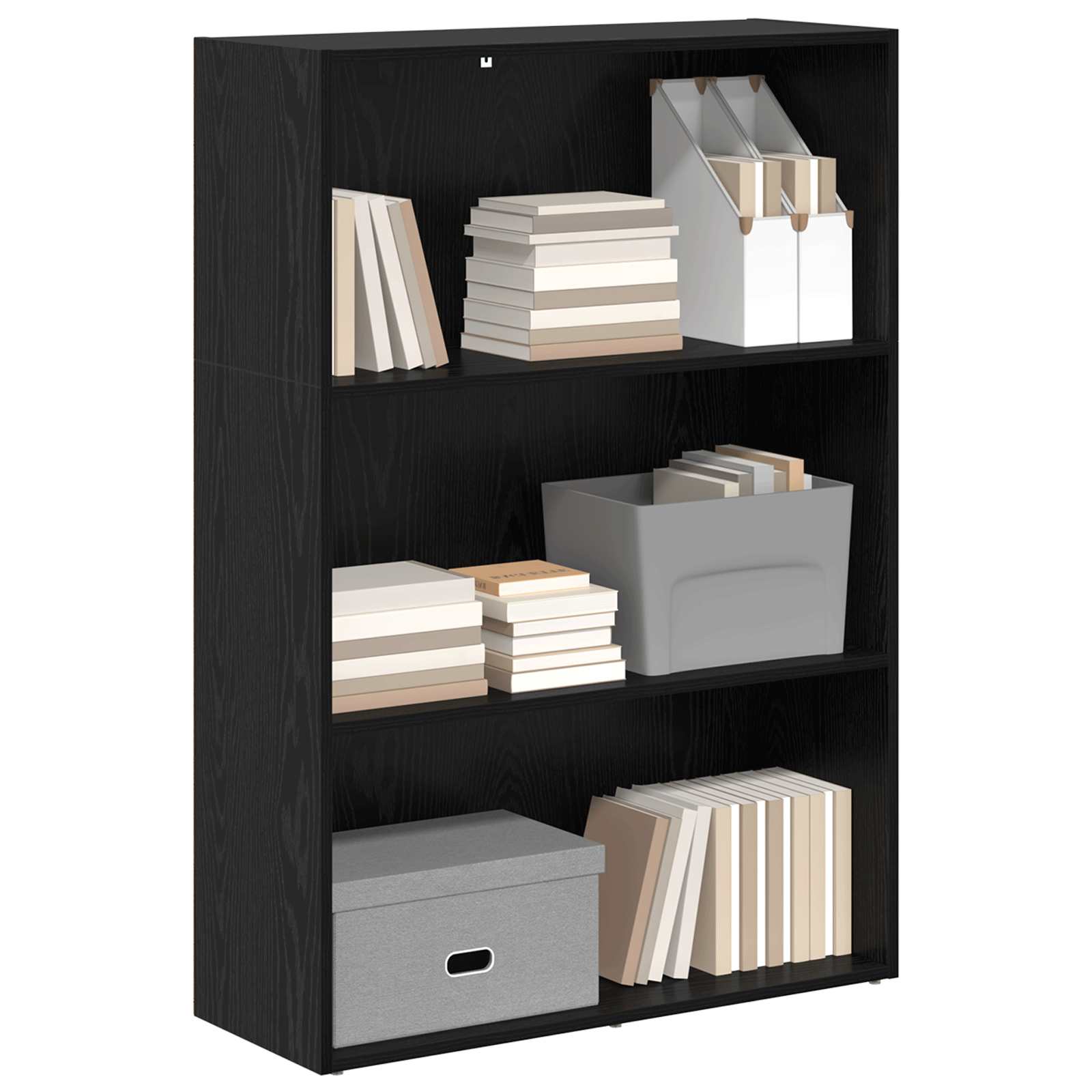 Étagère Chêne noir 60 x 30 x 76.5 cm Bois d'ingénierie - XIOS