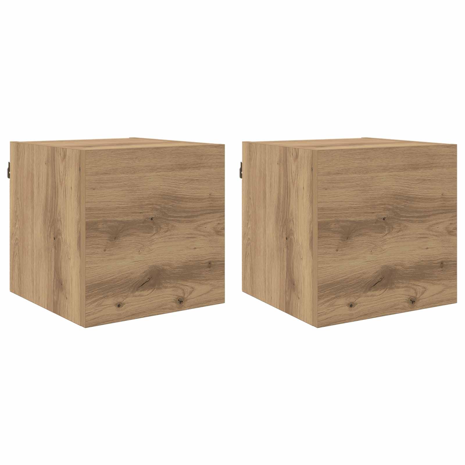 Meuble TV Chêne artisanal 30,5 x 30 x 30 cm Bois d'ingénierie - XIOS