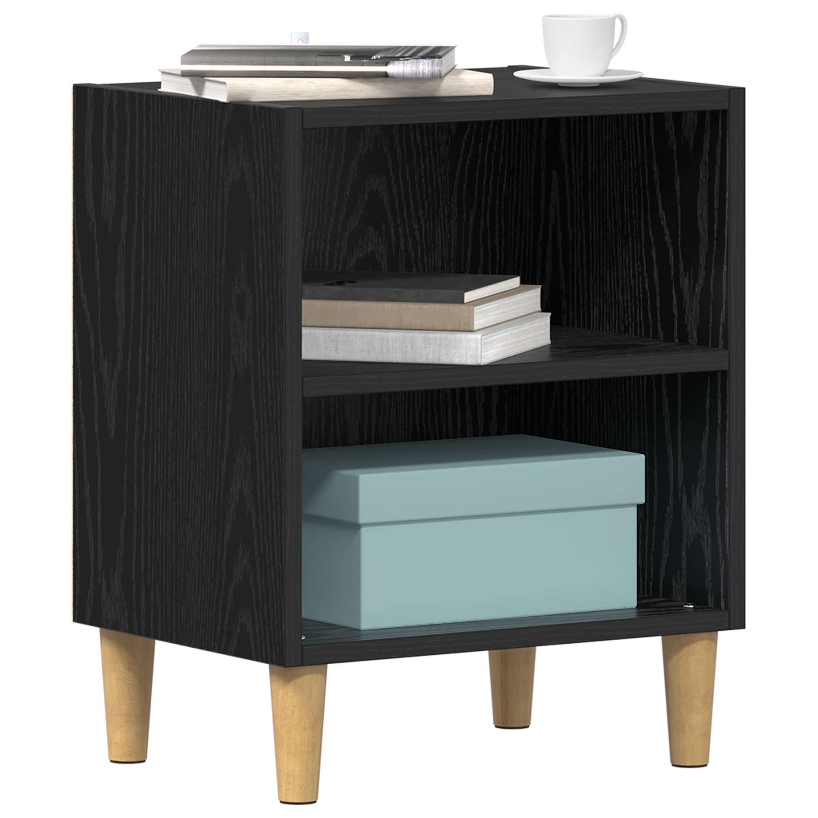 Armoire de lit 2 pcs Chêne noir 40 x 30 x 50 cm - XIOS