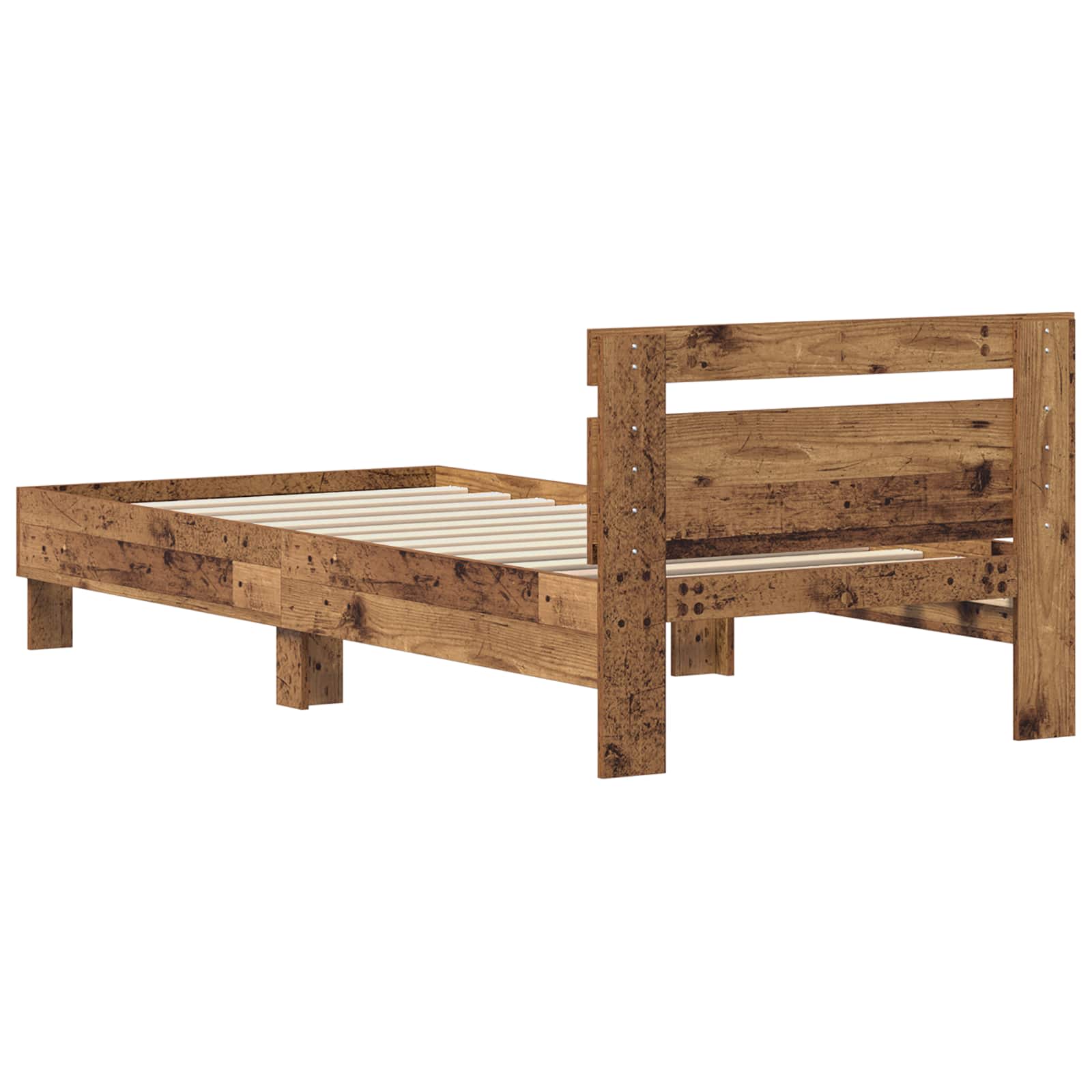 Cadre de lit Bois ancien 75 x 190 cm Bois d'ingénierie - XIOS