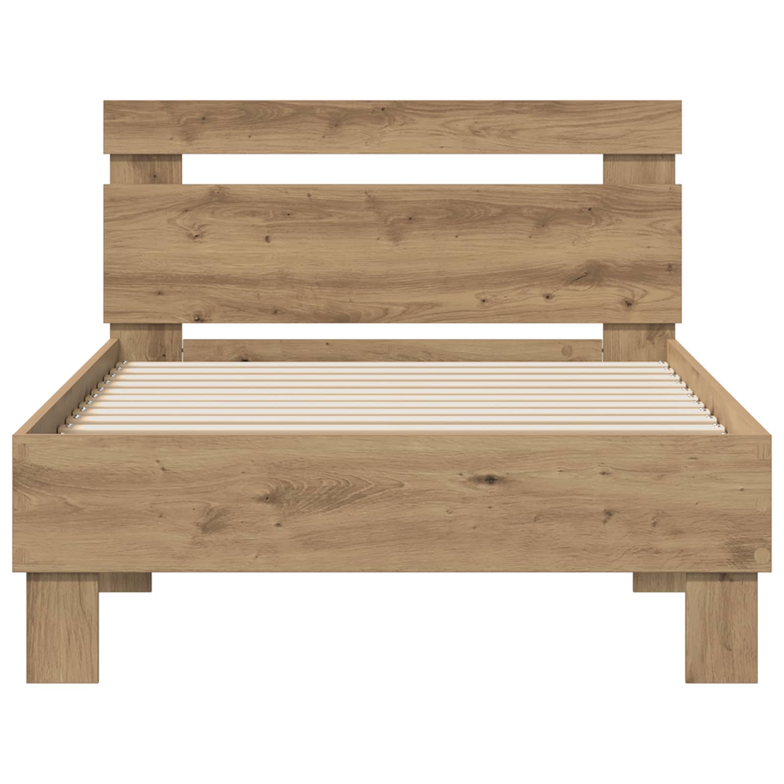 Cadre de lit Chêne artisanal 75 x 190 cm Bois d'ingénierie - XIOS