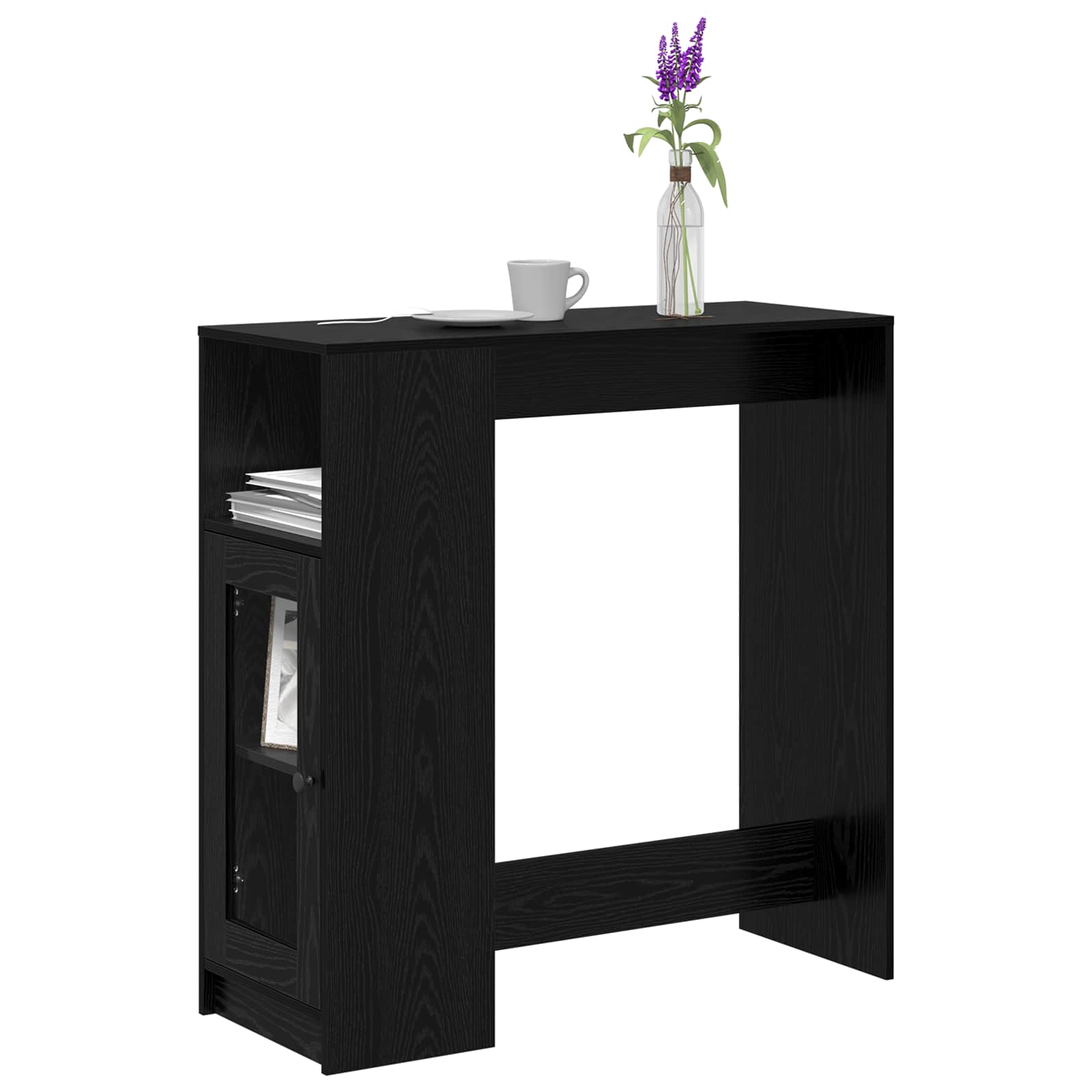 Table de bar Chêne noir 101 x 40 x 103,5 cm Bois d'ingénierie - XIOS