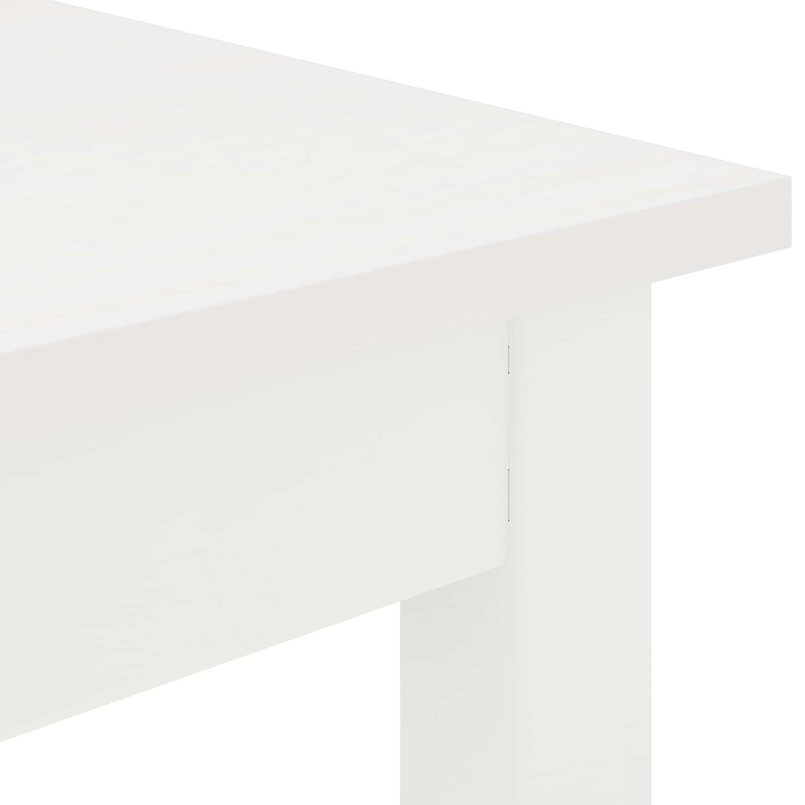 Table de bar Blanc 110 x 55 x 105 cm Bois de pin massif - XIOS