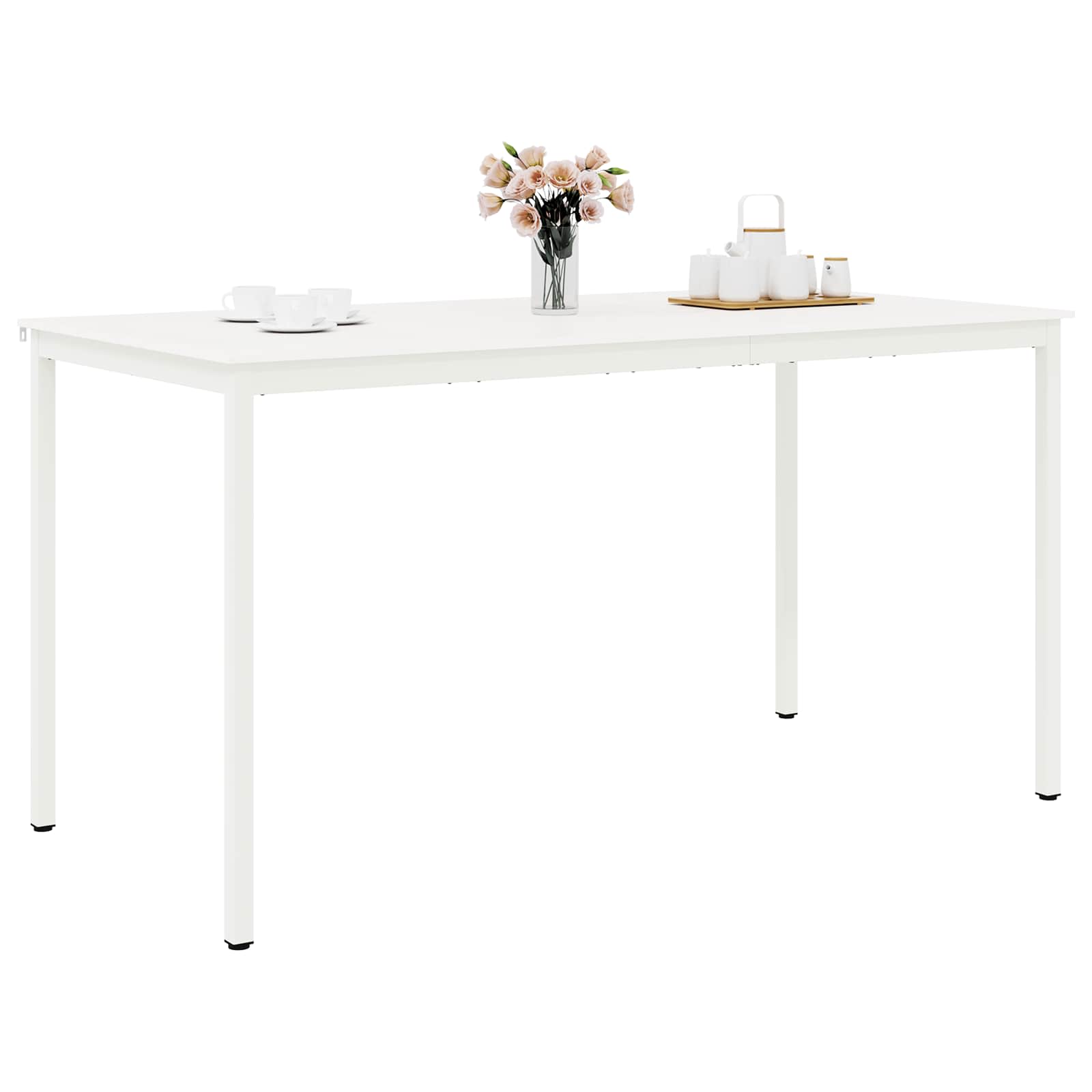 Table de bar Blanc 110 x 55 x 105 cm Bois de pin massif - XIOS
